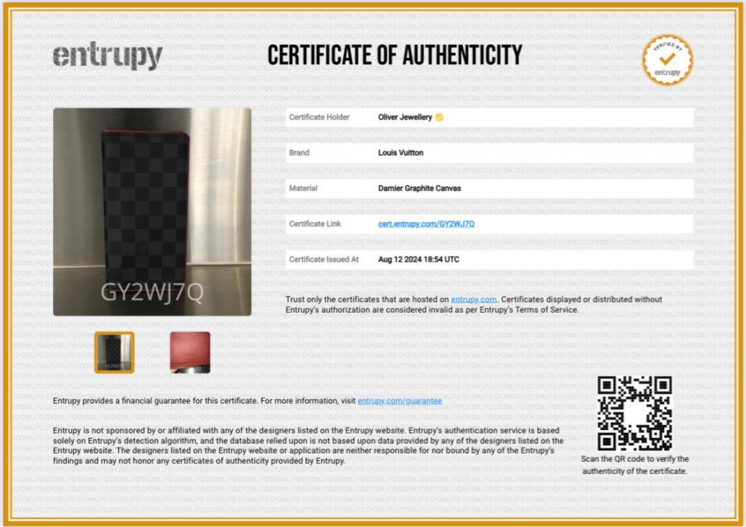 Louis Vuitton Damier Graphite Brazza Wallet