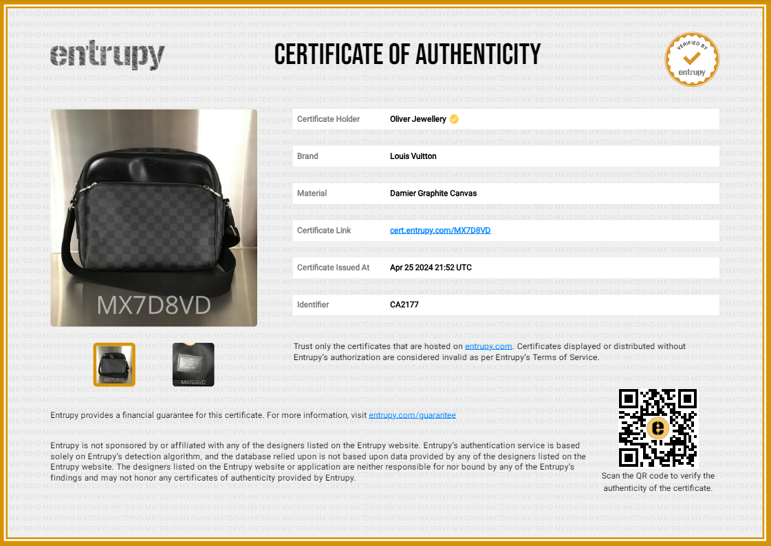 Louis Vuitton Damier Graphite Dayton Reporter PM