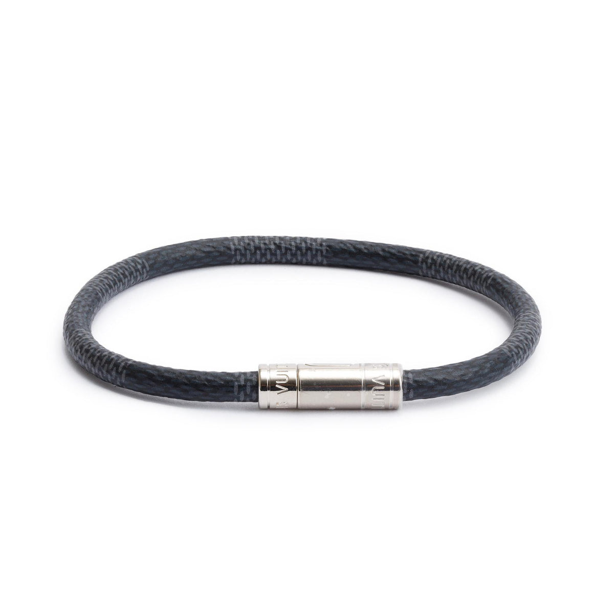 Louis Vuitton Damier Graphite Keep It Bracelet w/ Box – OLIVER'S