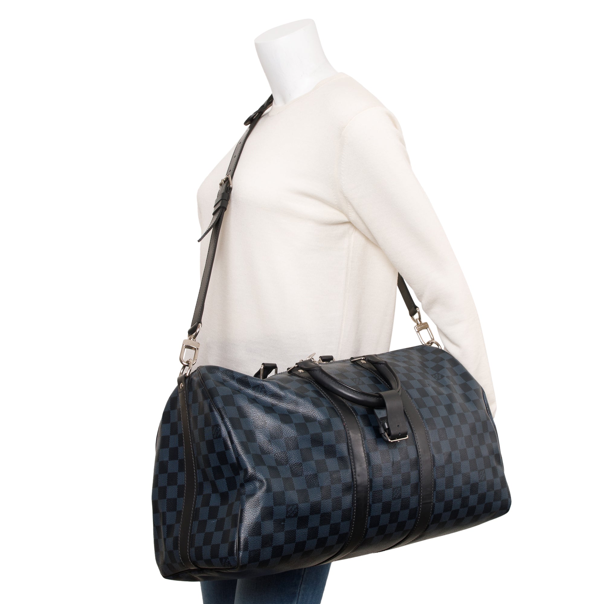 Louis Vuitton Damier Graphite Keepall Bandouliere 45 w/ Box & Receipt