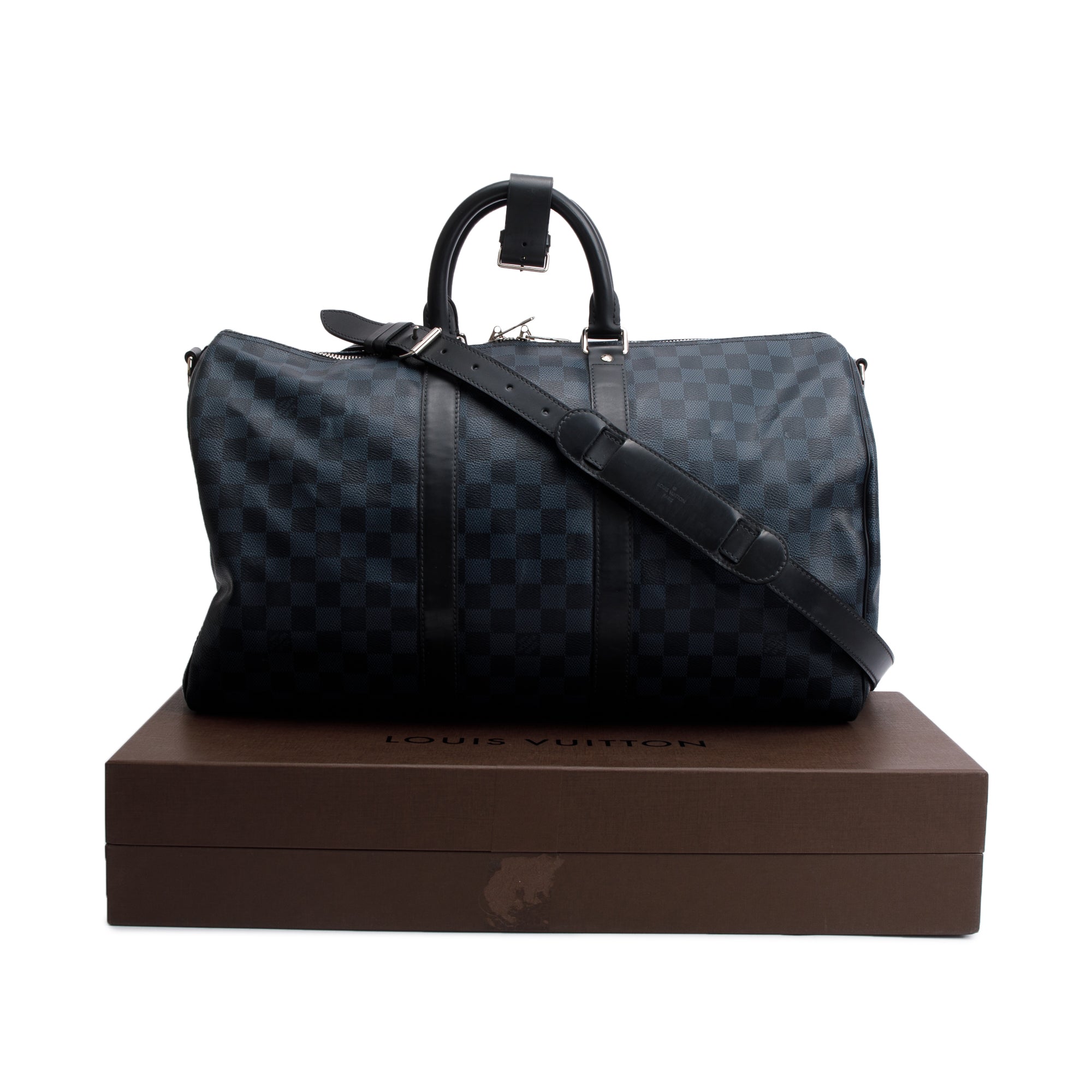 Louis Vuitton Damier Graphite Keepall Bandouliere 45 w/ Box & Receipt