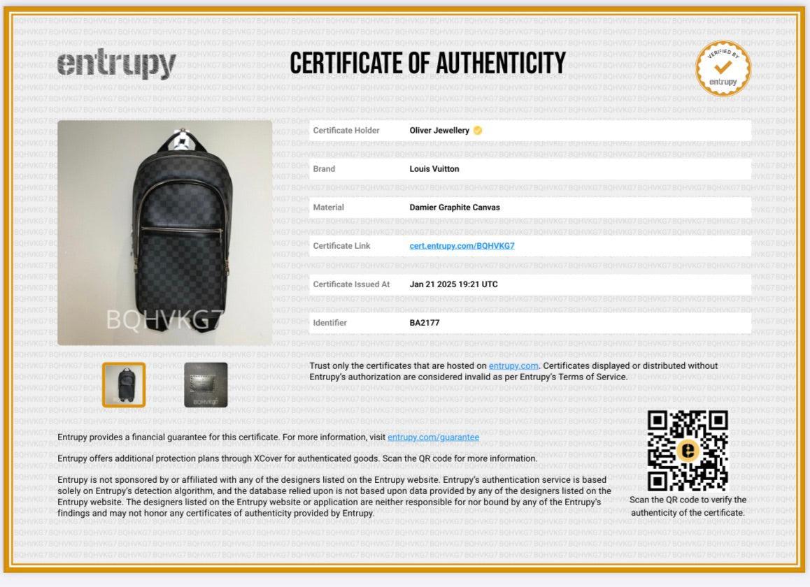 Louis Vuitton Damier Graphite Michael Backpack