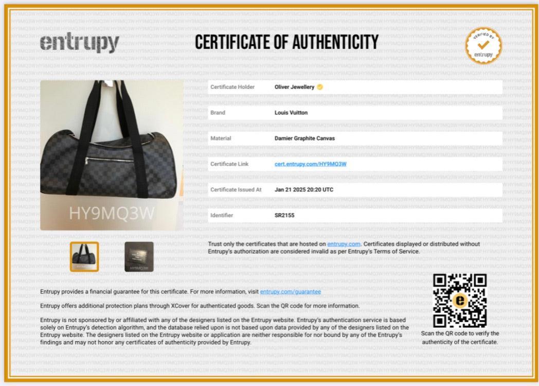 Louis Vuitton Damier Graphite Neo Eole 55 Rolling Duffle