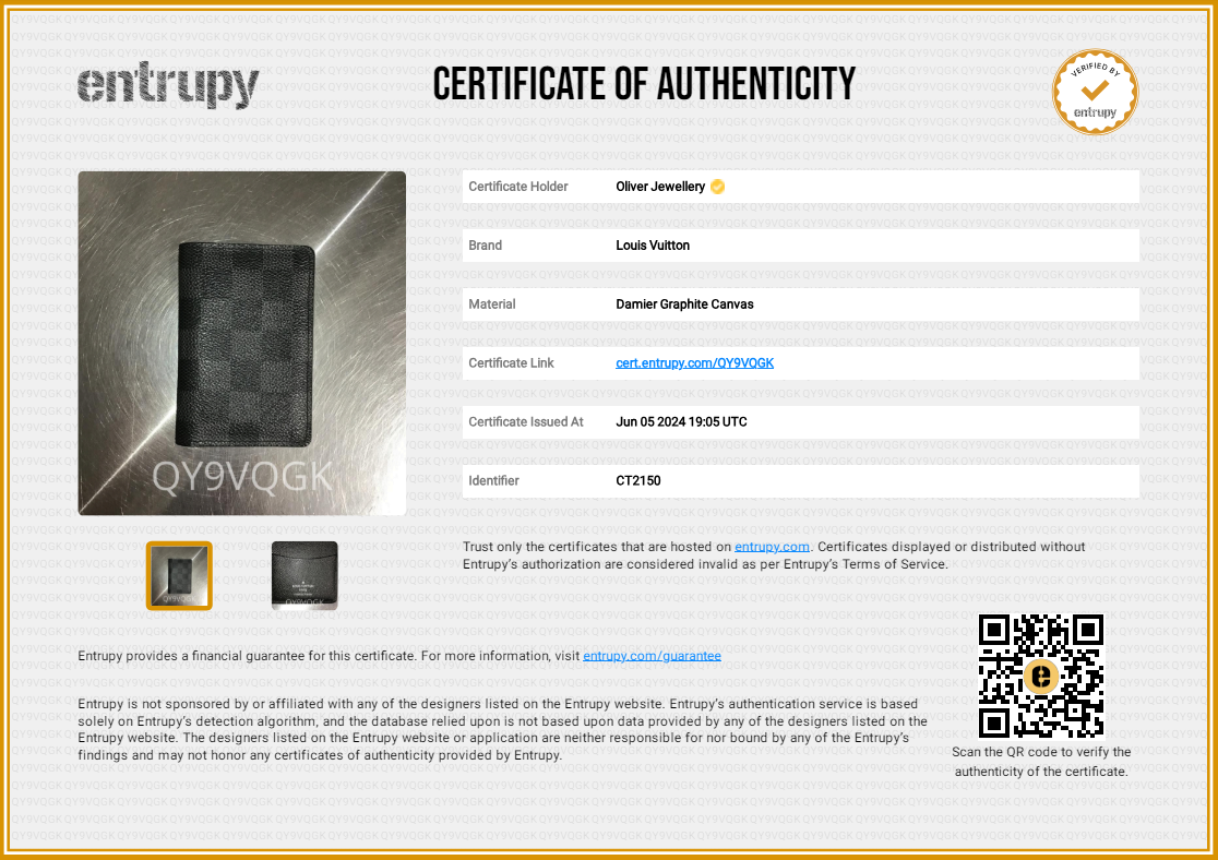 Louis Vuitton Damier Graphite Pocket Organizer