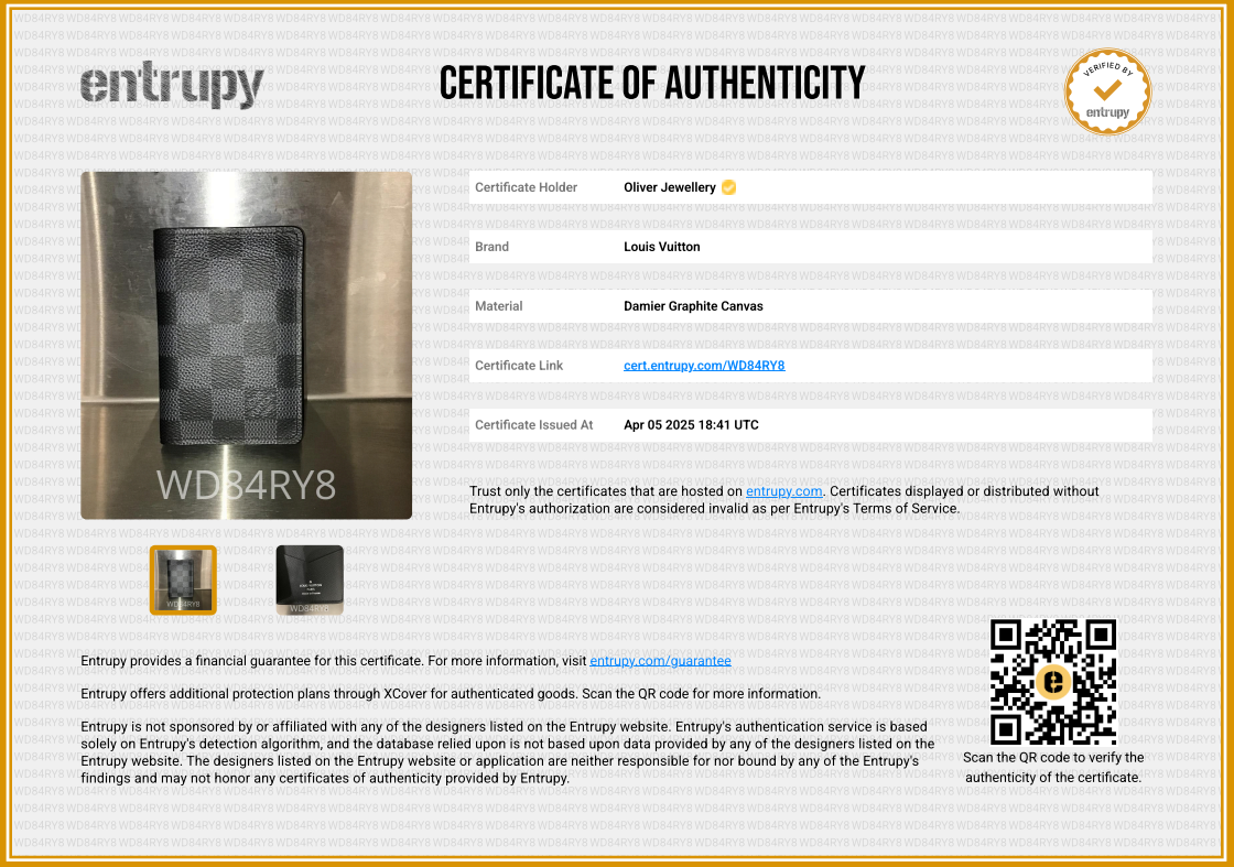 Louis Vuitton Damier Graphite Pocket Organizer