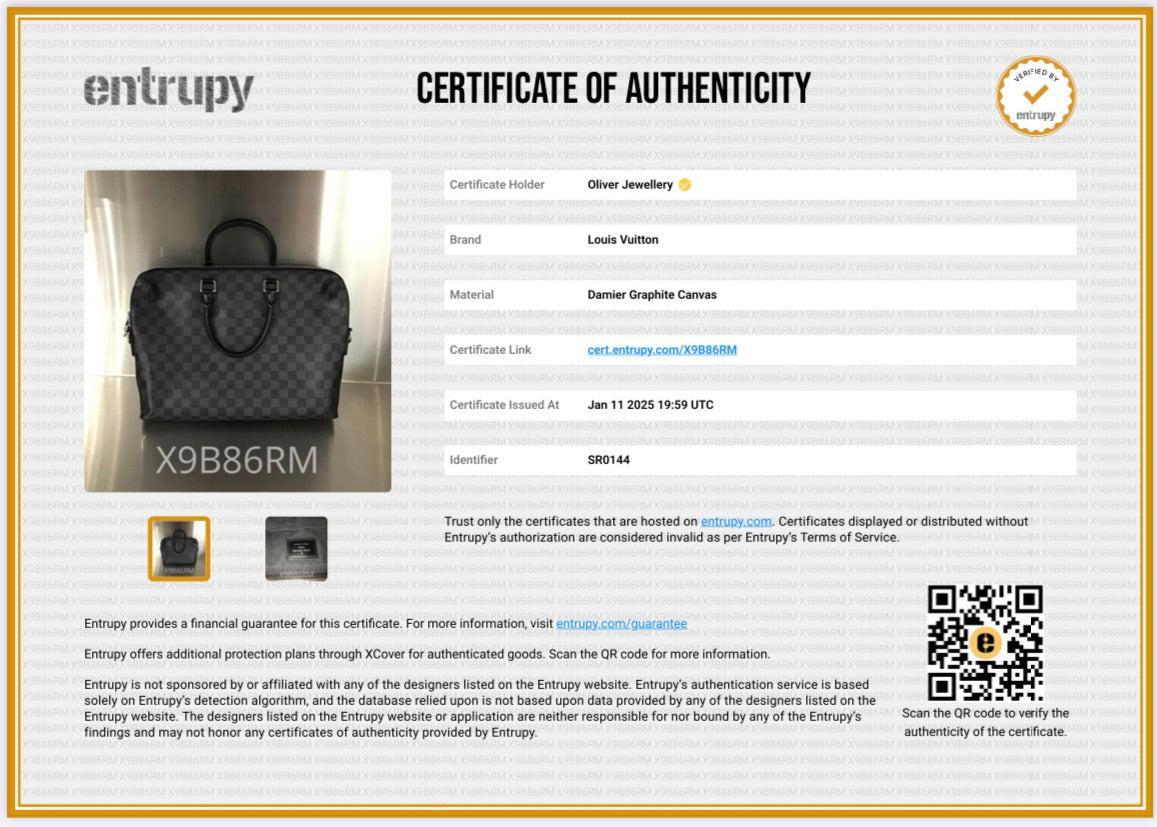 Louis Vuitton Damier Graphite Porte-Documents Jour w/ Strap