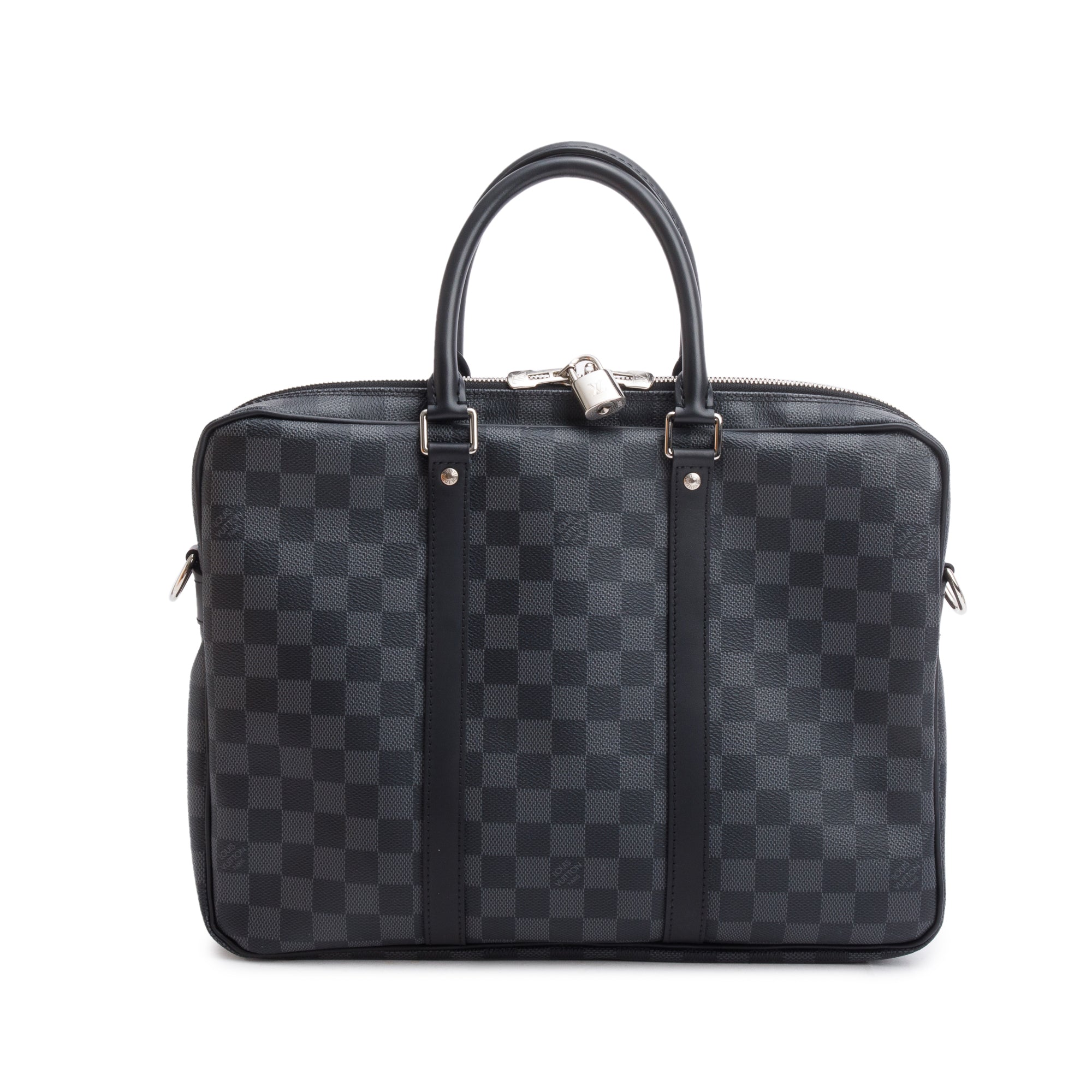 Louis Vuitton Damier Graphite Porte-Documents Voyage PM w/ Strap & Box