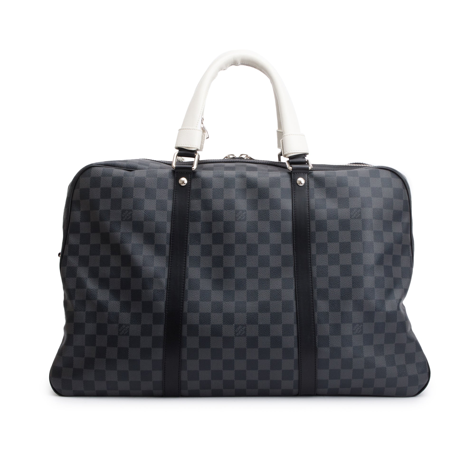 Louis Vuitton Damier Graphite Sac De Voyage Weekender Bag w/ Strap