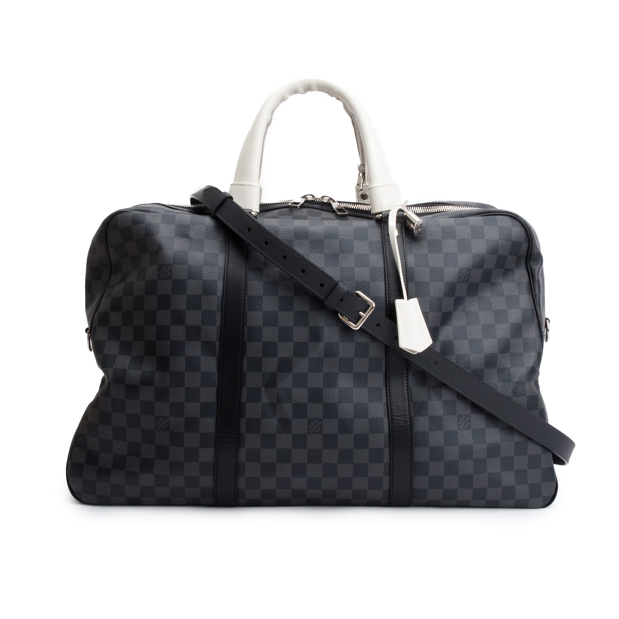 Louis Vuitton Damier Graphite Sac De Voyage Weekender Bag w/ Strap