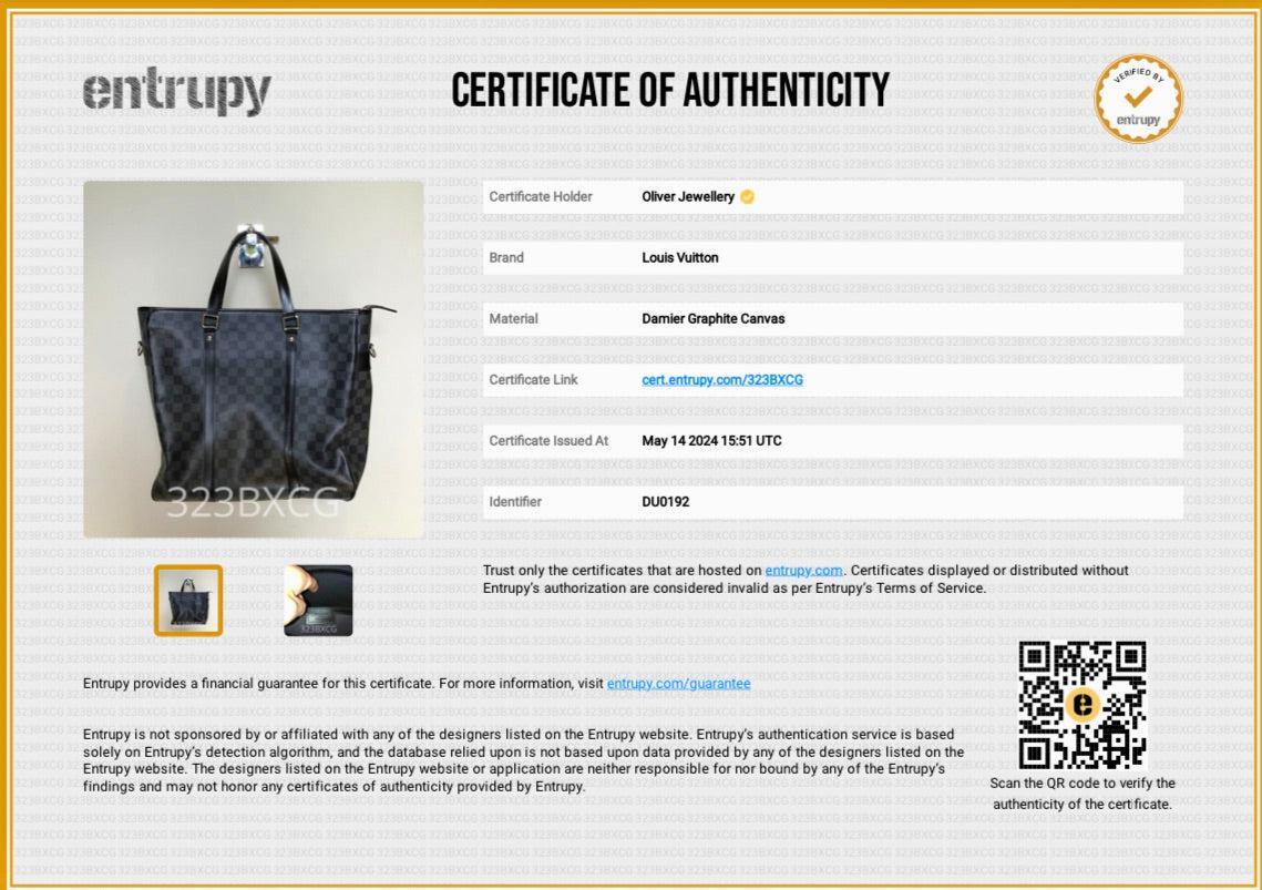 Louis Vuitton Damier Graphite Tadao w/ Strap