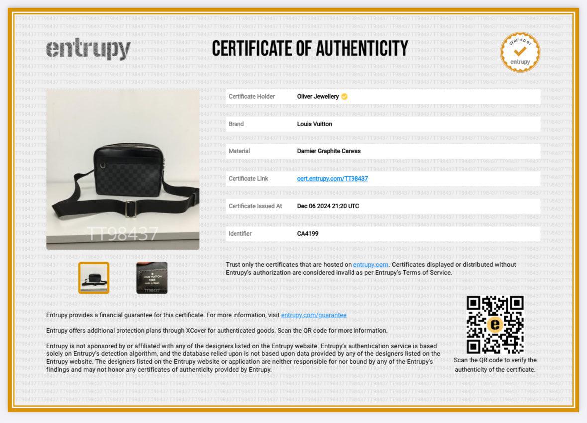 Louis Vuitton Damier Graphite Trocadero PM Messenger Bag