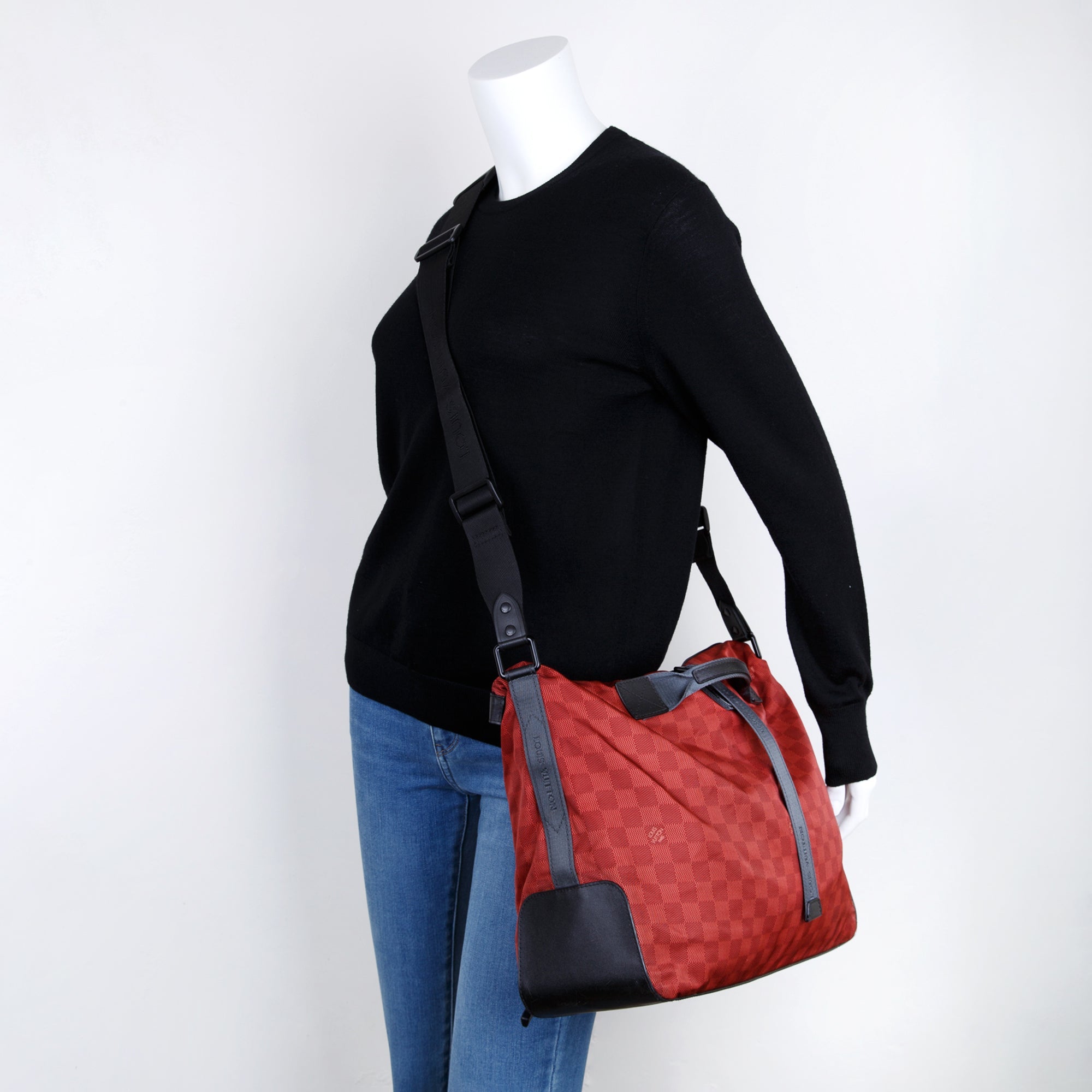 Louis Vuitton Damier Nylon LV Cup Solano Messenger Bag