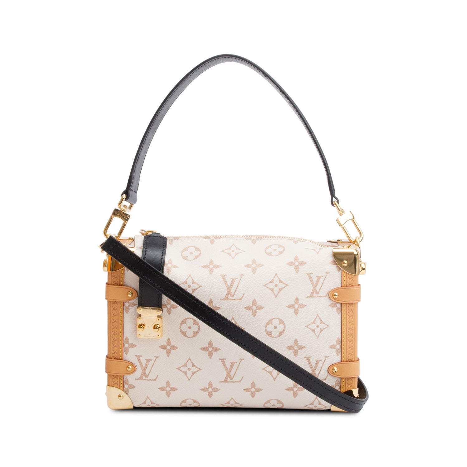 Louis Vuitton Dune Monogram Side Trunk MM w/ Strap & Box