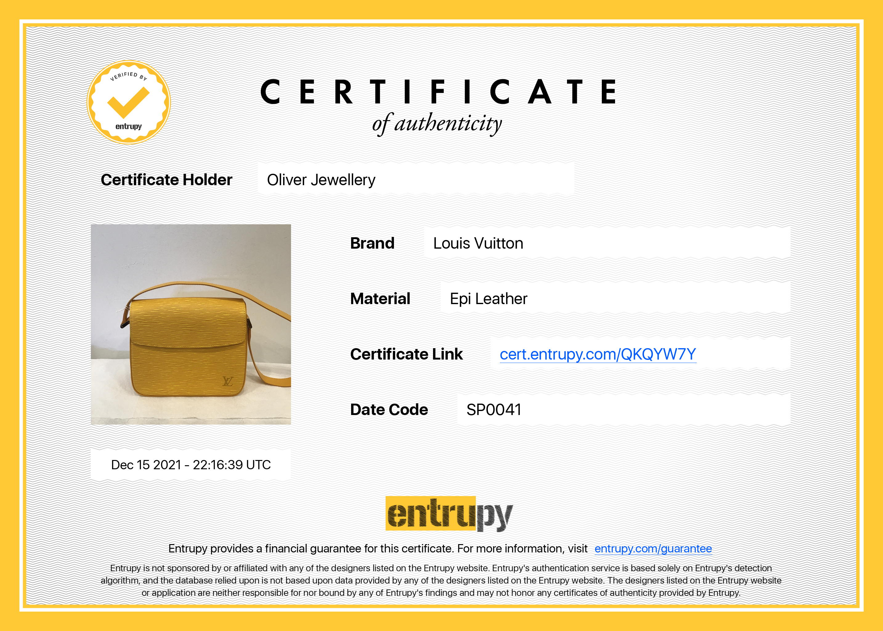 Louis Vuitton Epi Buci Bag