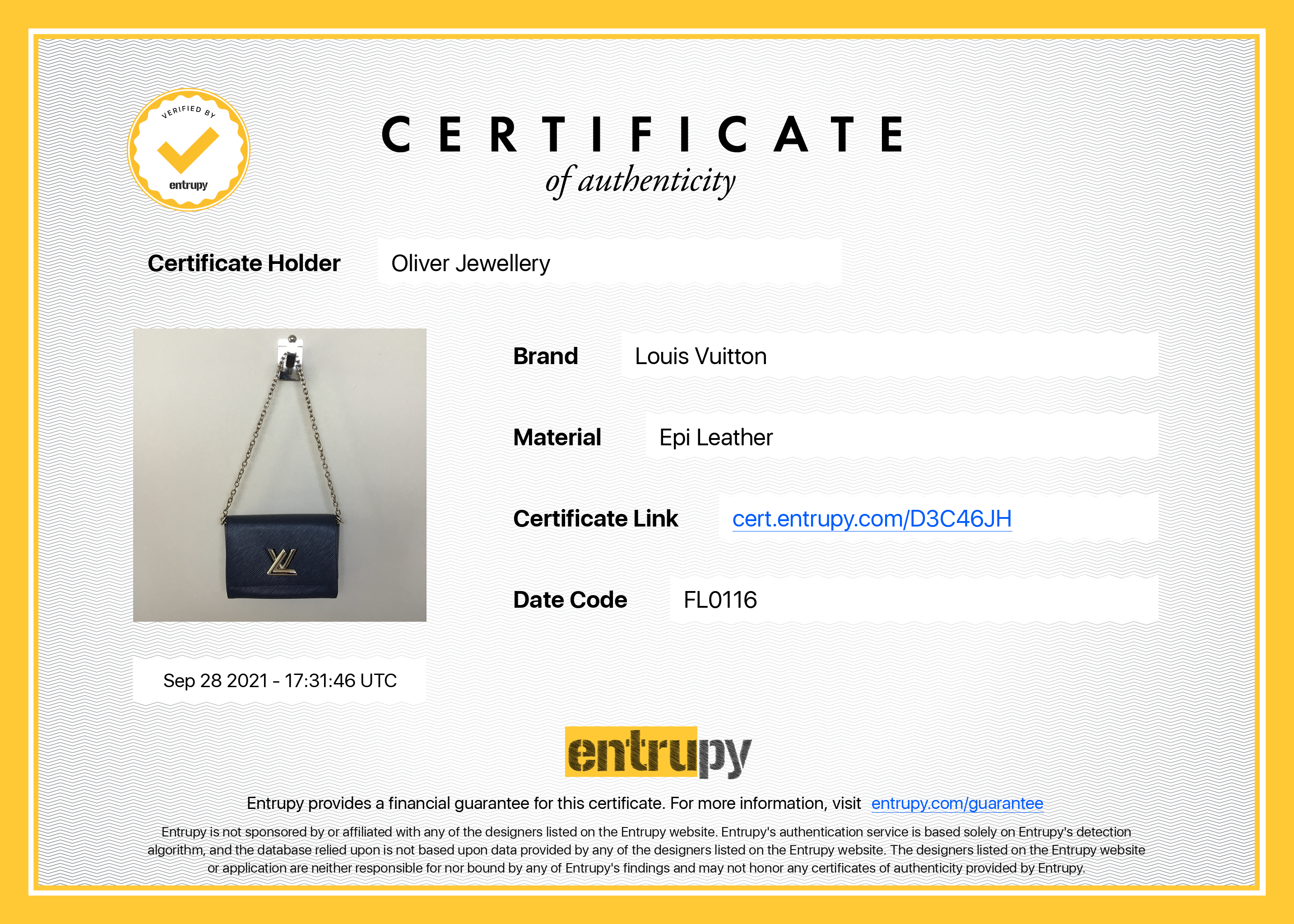 Louis Vuitton Epi Twist MM