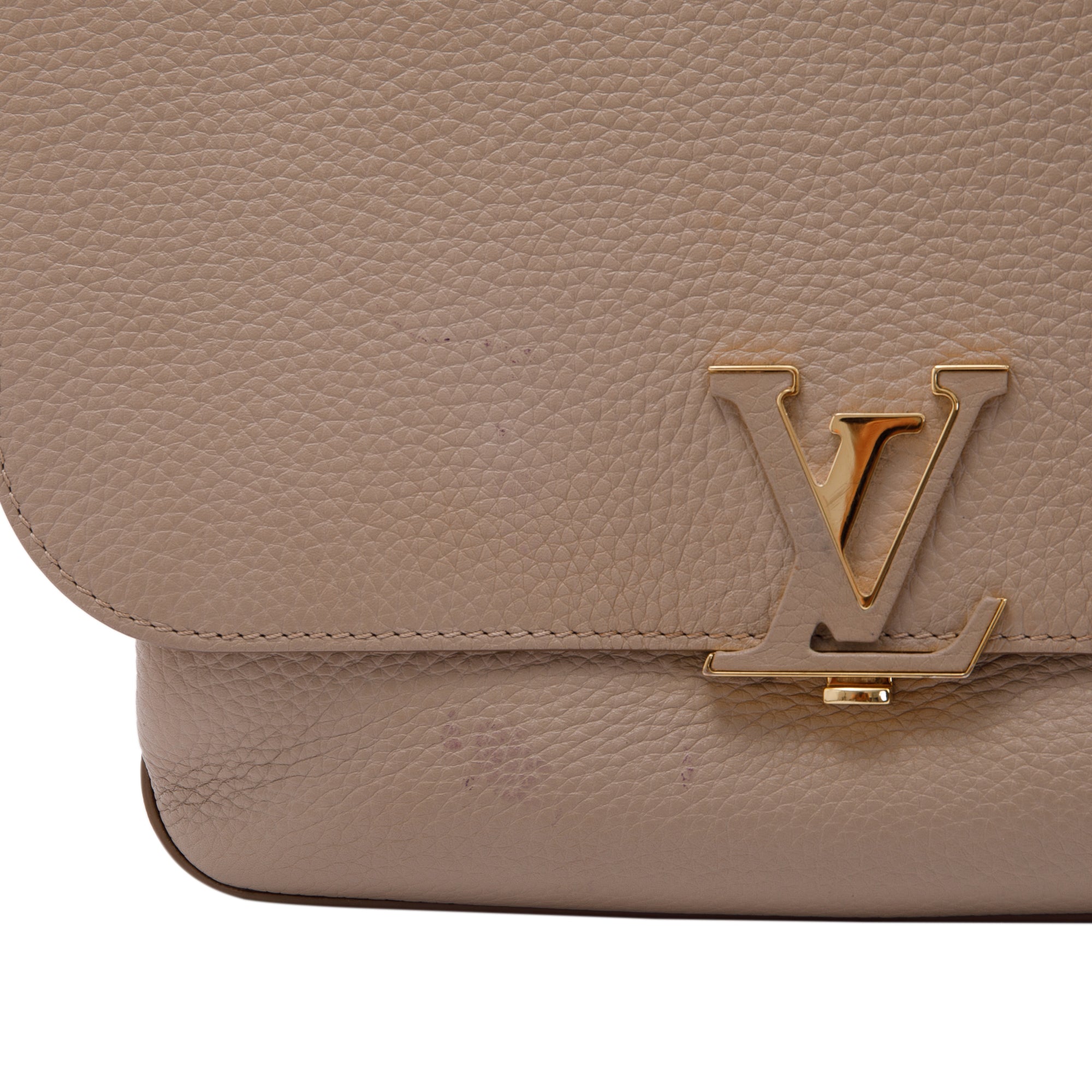 Louis Vuitton Galet Taurillon Leather Volta Bag w/ Strap