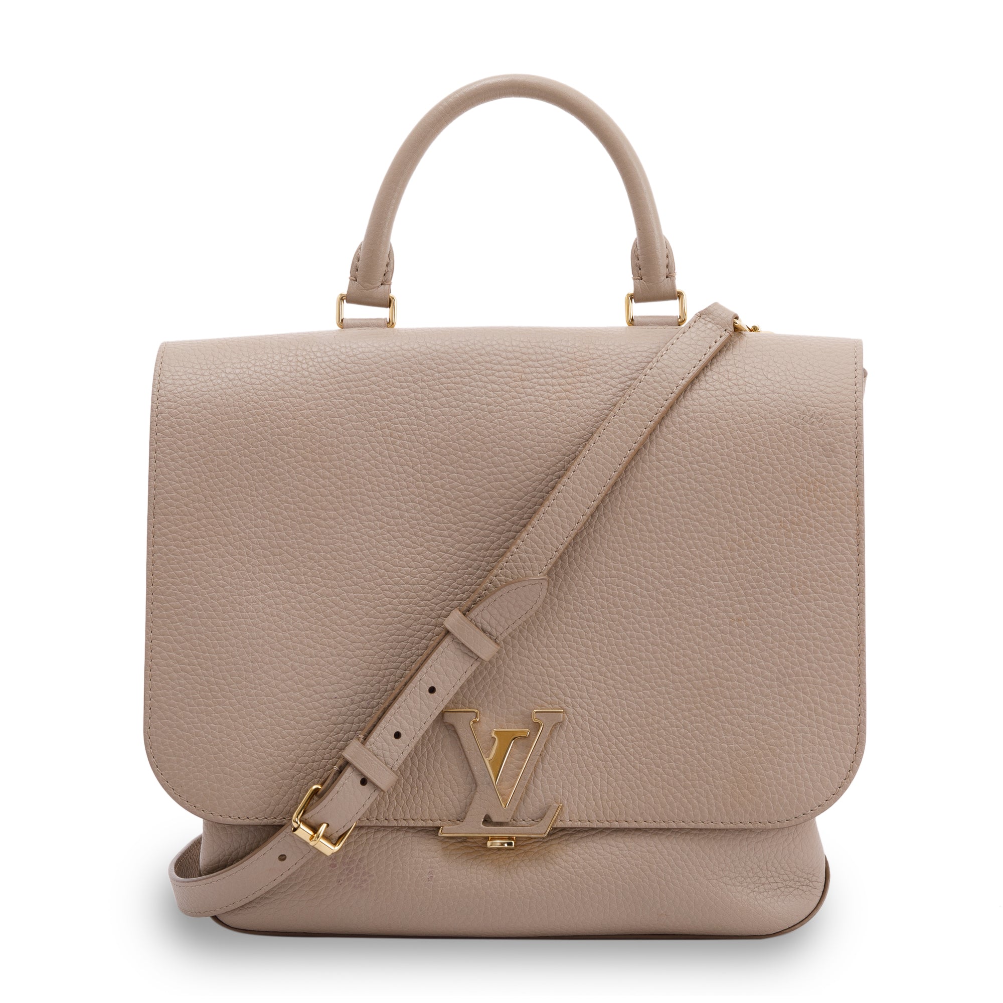 Louis Vuitton Galet Taurillon Leather Volta Bag w/ Strap