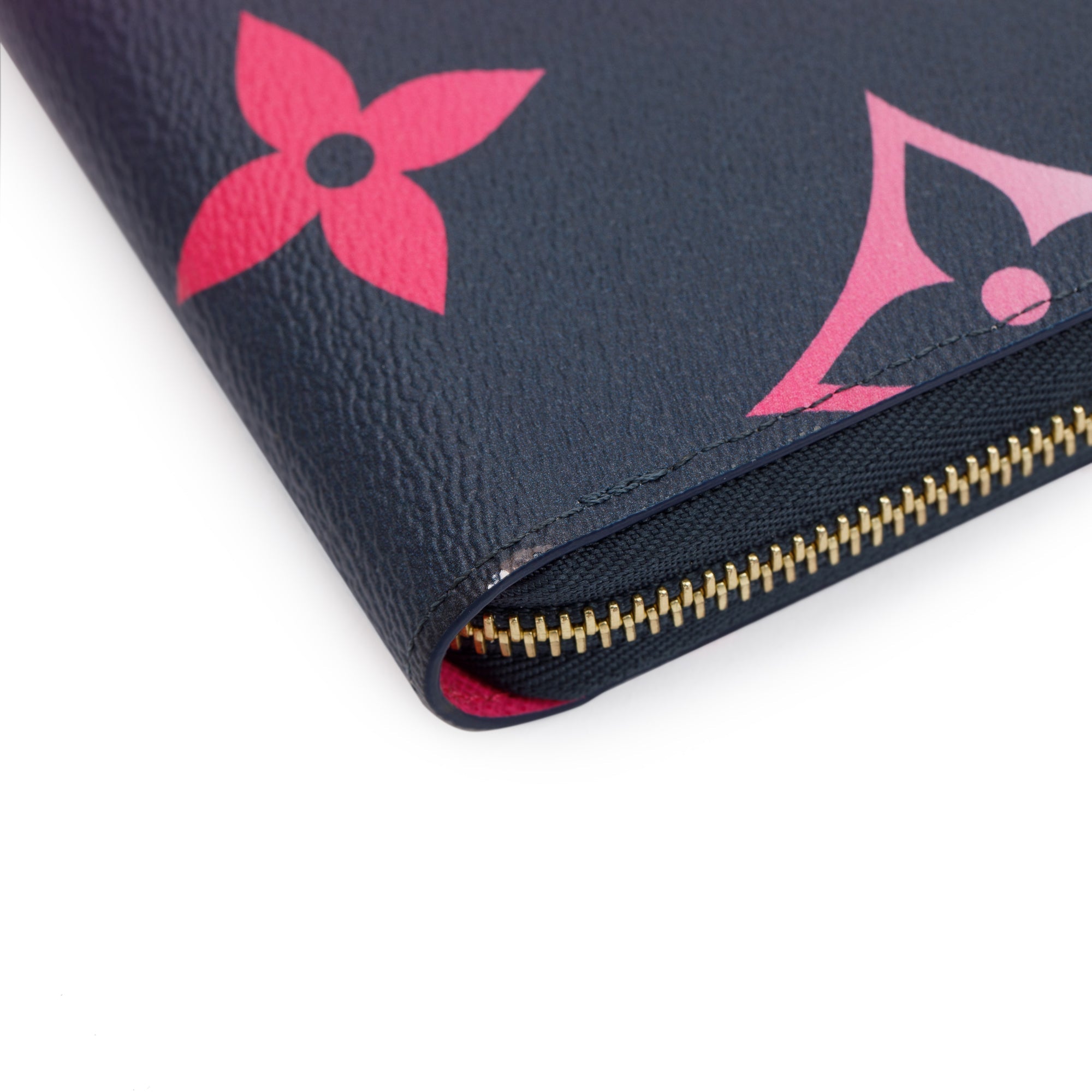 Louis Vuitton Giant Midnight Fuchsia Monogram Spring in the City Zippy Wallet w/ Box