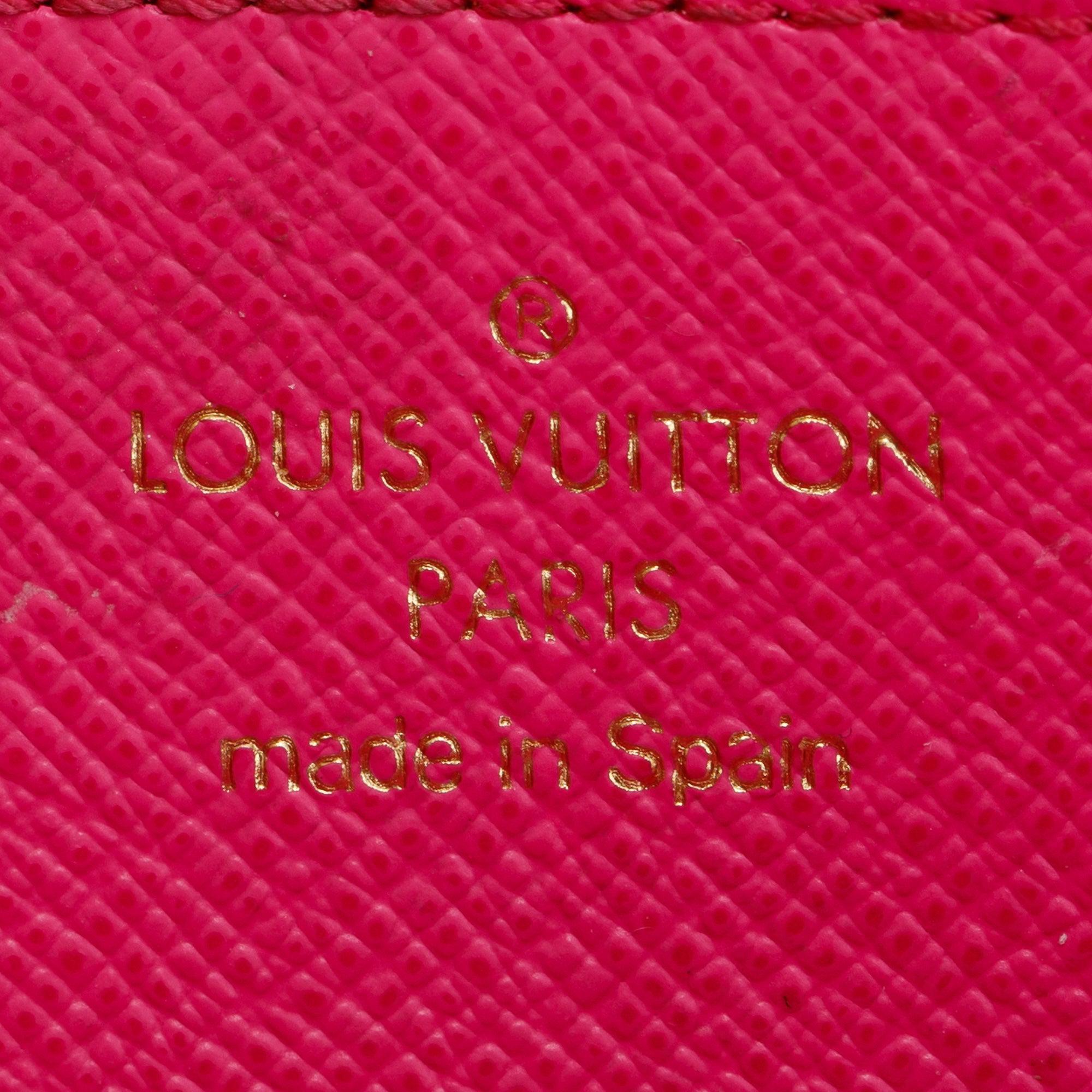 Louis Vuitton Giant Midnight Fuchsia Monogram Spring in the City Zippy Wallet w/ Box