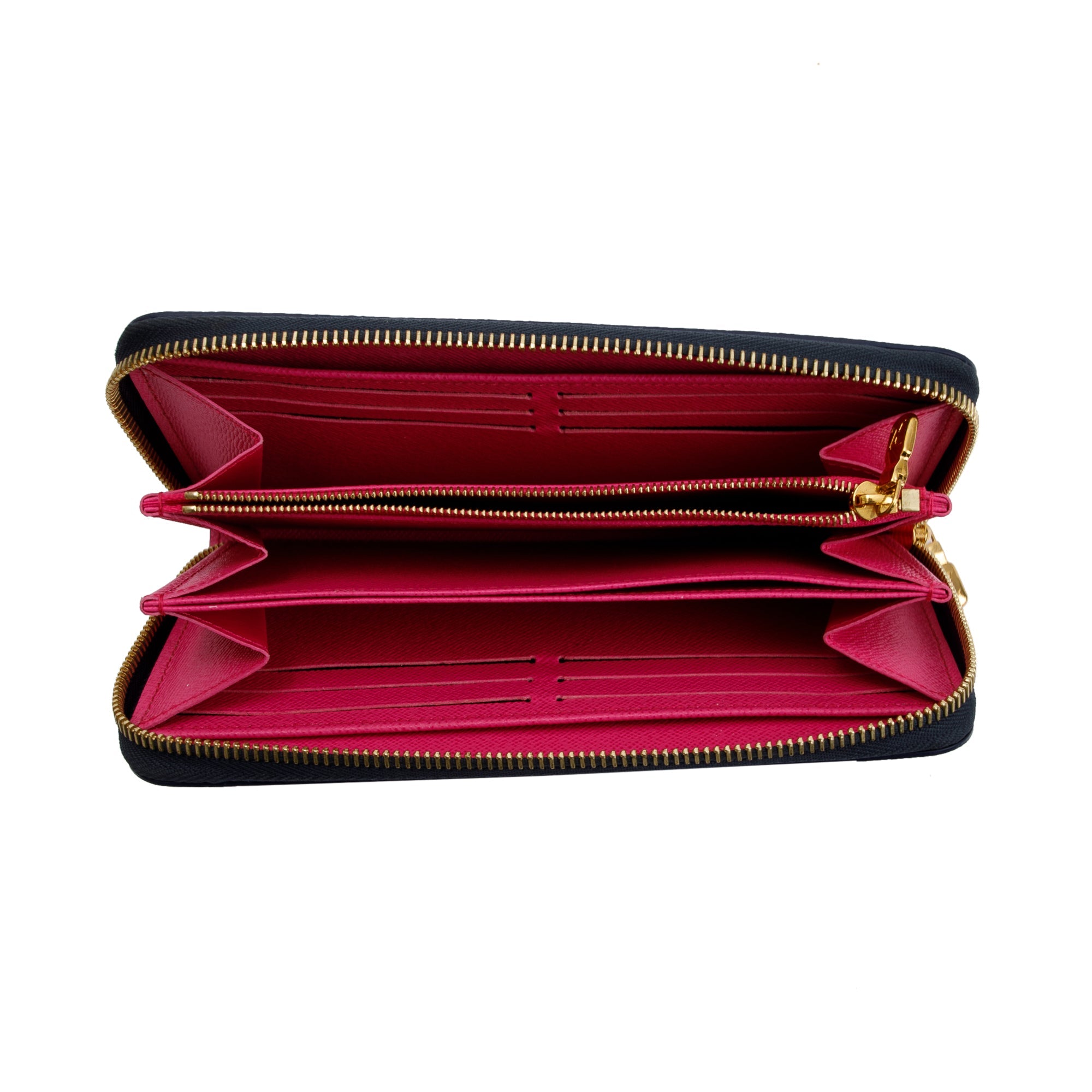 Louis Vuitton Giant Midnight Fuchsia Monogram Spring in the City Zippy Wallet w/ Box