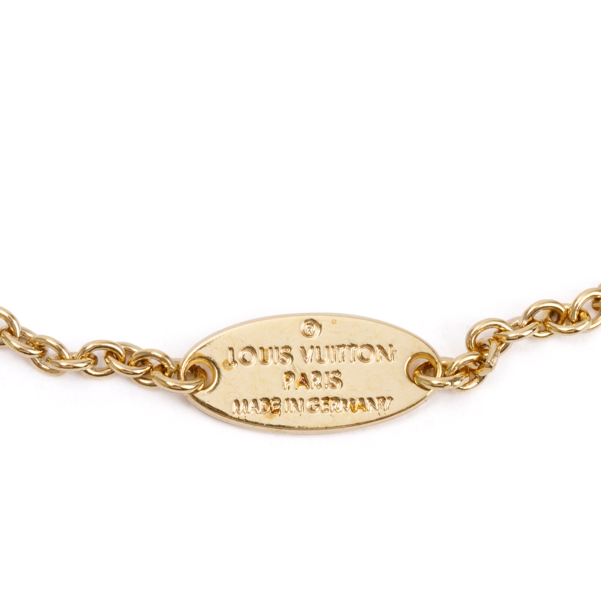 Louis Vuitton Gold Plated Flower Full Station Bracelet