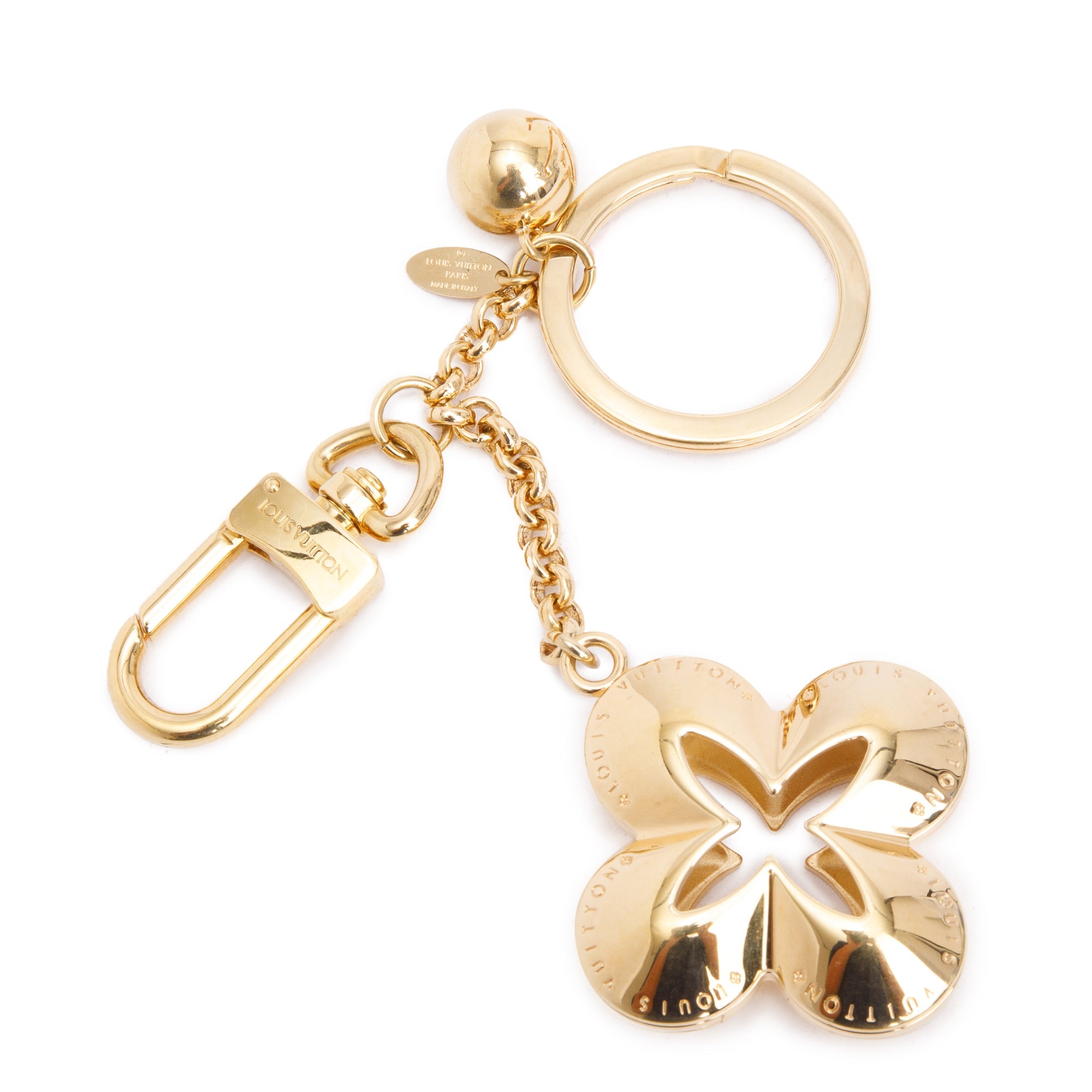 Louis Vuitton Gold-Tone Porte Cles Eclipse Bag Charm and Key Holder