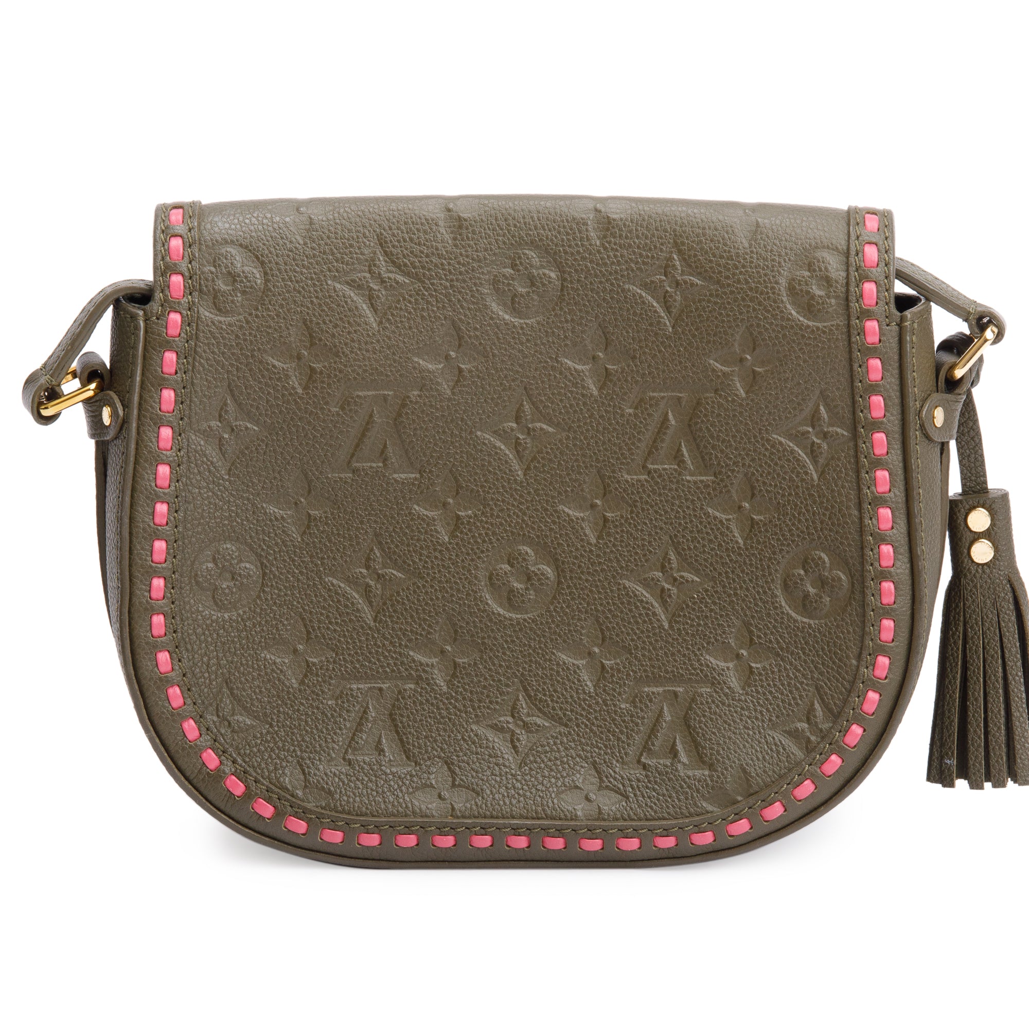 Louis Vuitton Green Monogram Empreinte Leather Junot Shoulder Bag