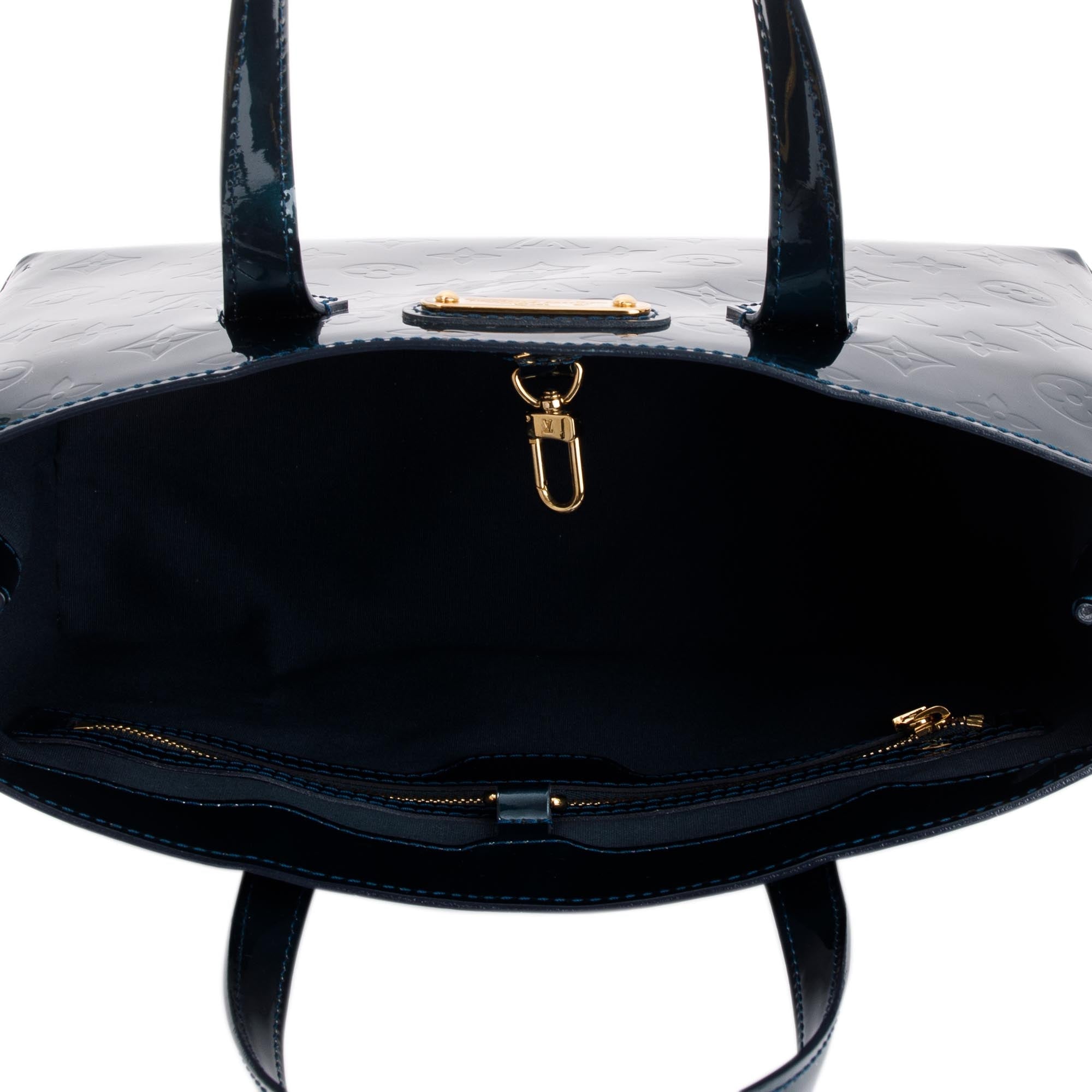 Louis Vuitton Green Monogram Vernis Wilshire PM