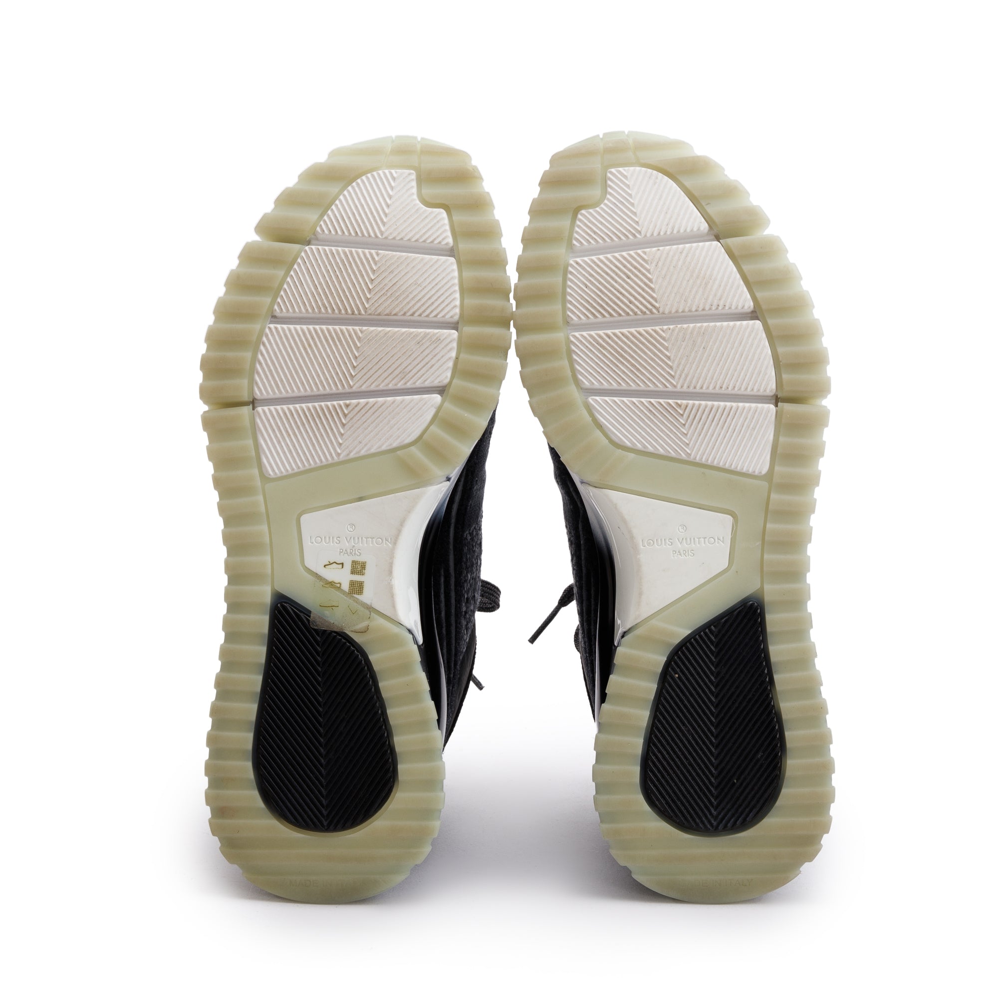 Louis Vuitton Grey Knit VNR Low Sneakers, Size 7 w/ Box