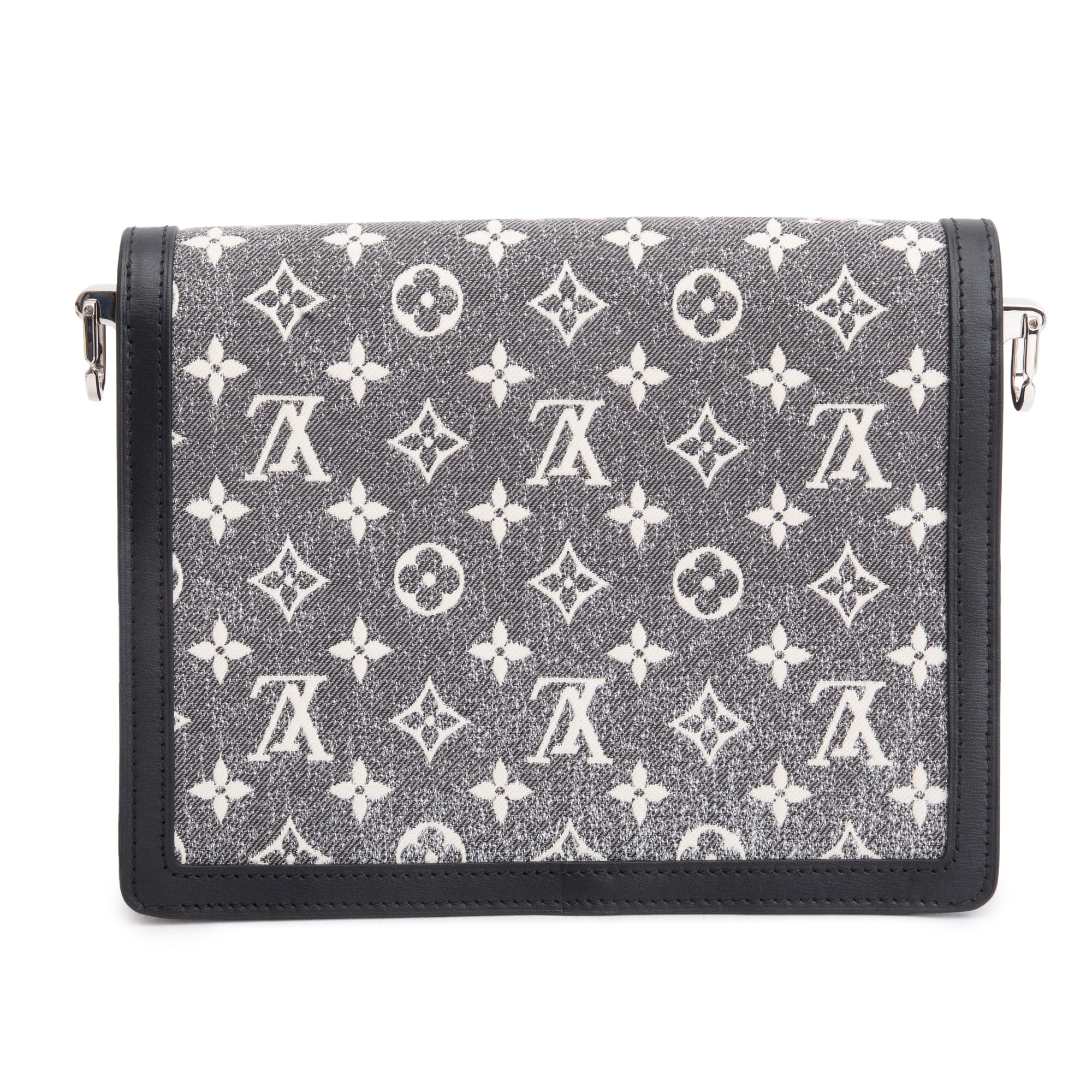 Louis Vuitton Grey Monogram Jacquard Denim Dauphine MM w/ Straps