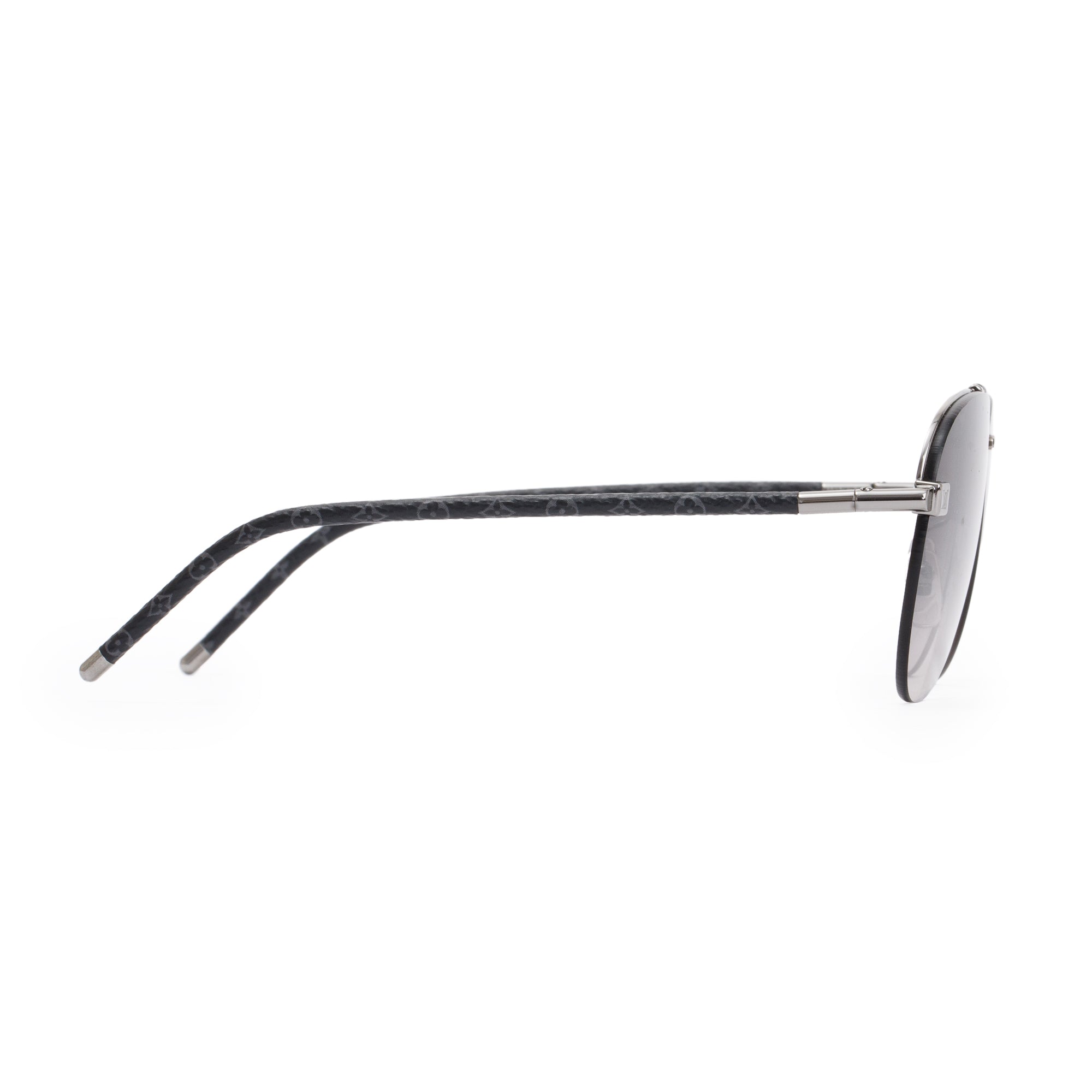 Louis Vuitton Gunmetal Clockwise Canvas Sunglasses