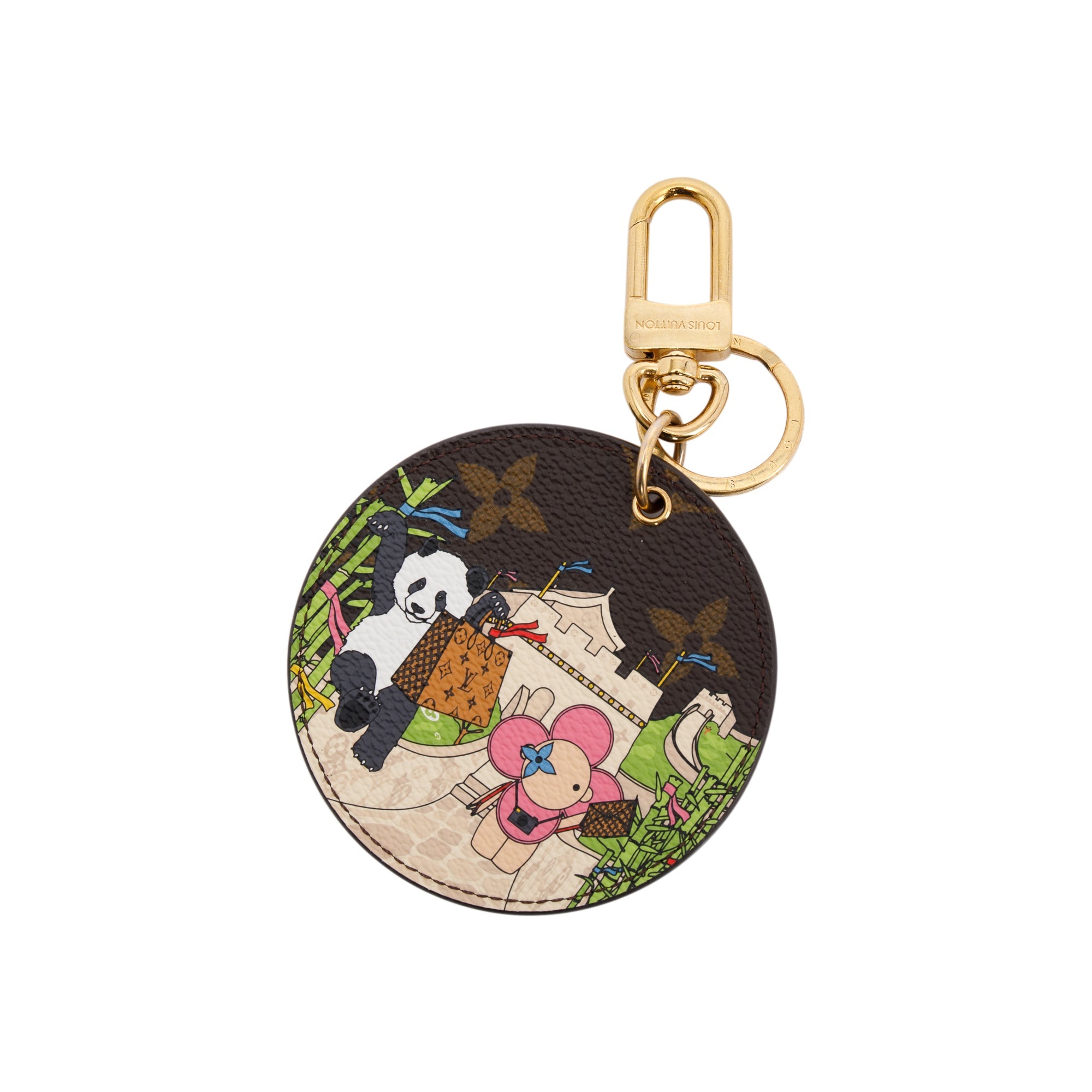 Louis Vuitton Illustre China Wall Xmas Bag Charm & Key Holder
