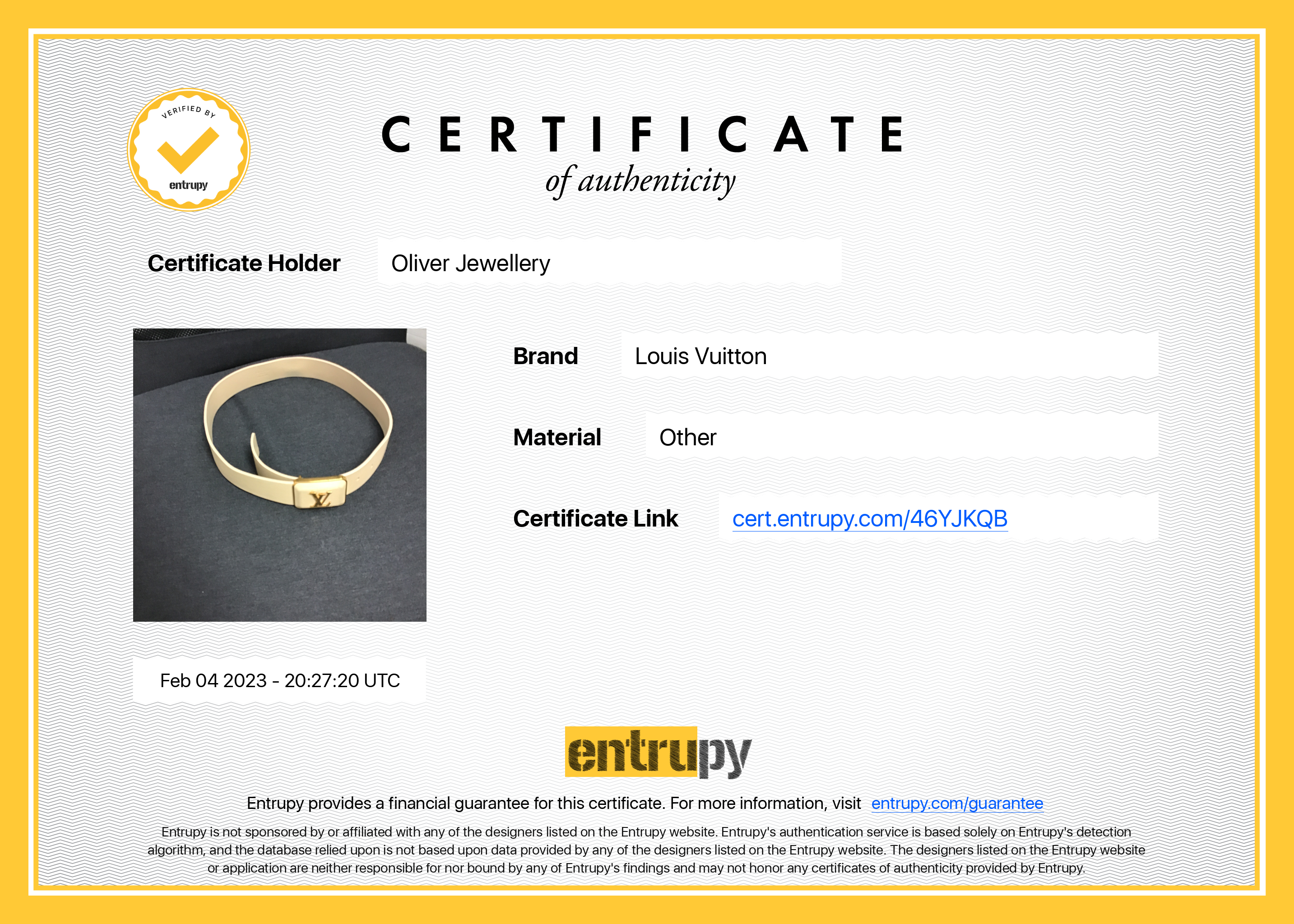 Louis Vuitton LV Buckle Leather Belt w/ Box