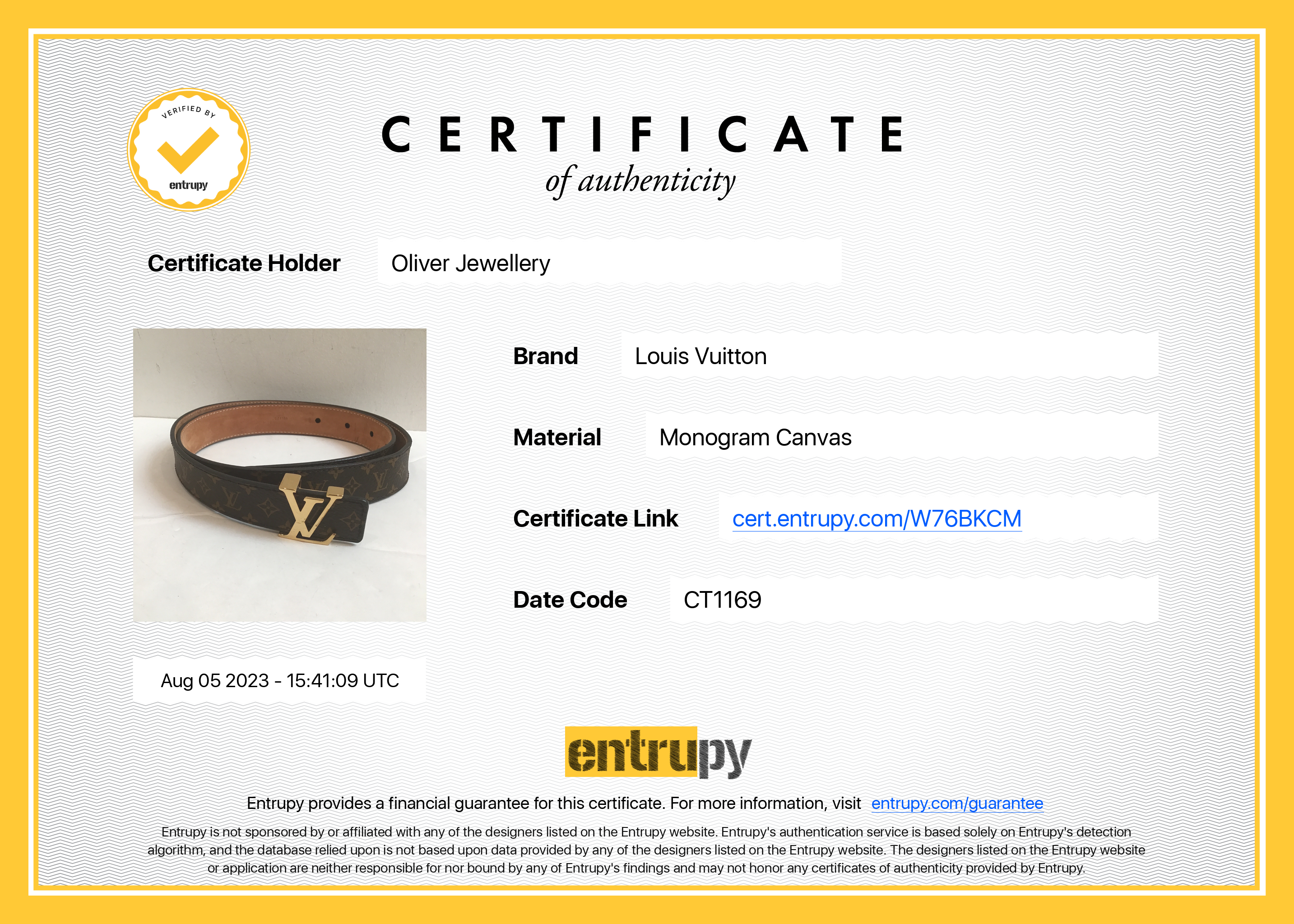 Louis Vuitton LV Initiales 25 MM Belt