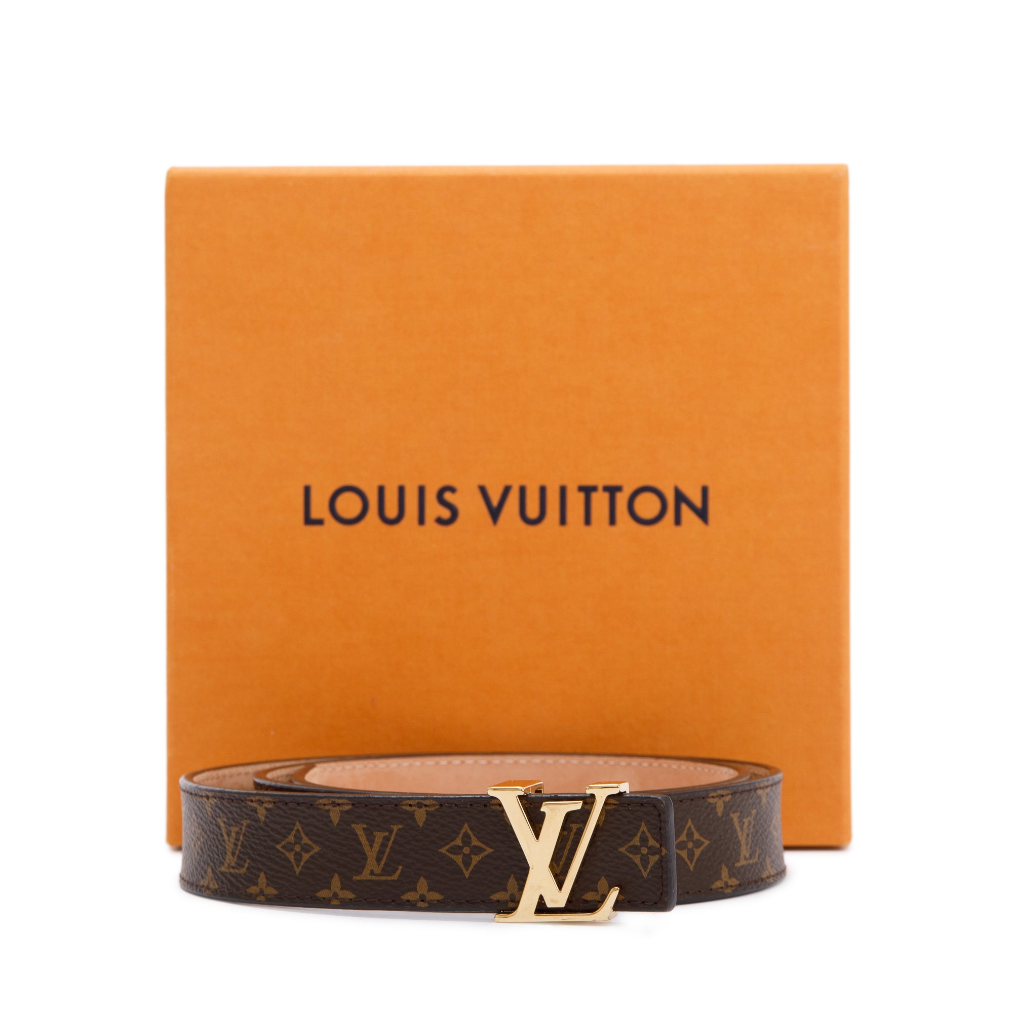 Louis Vuitton LV Initiales 25 MM Mini Belt w/ Box & Receipt