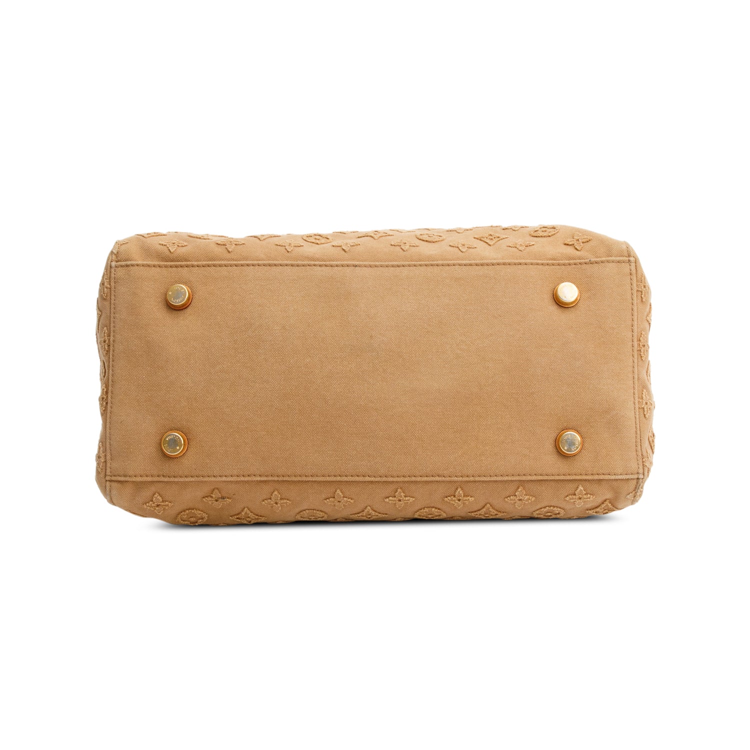 Louis Vuitton Limited Edition Brown Monogram Denim Stone Speedy Bandouliere 35