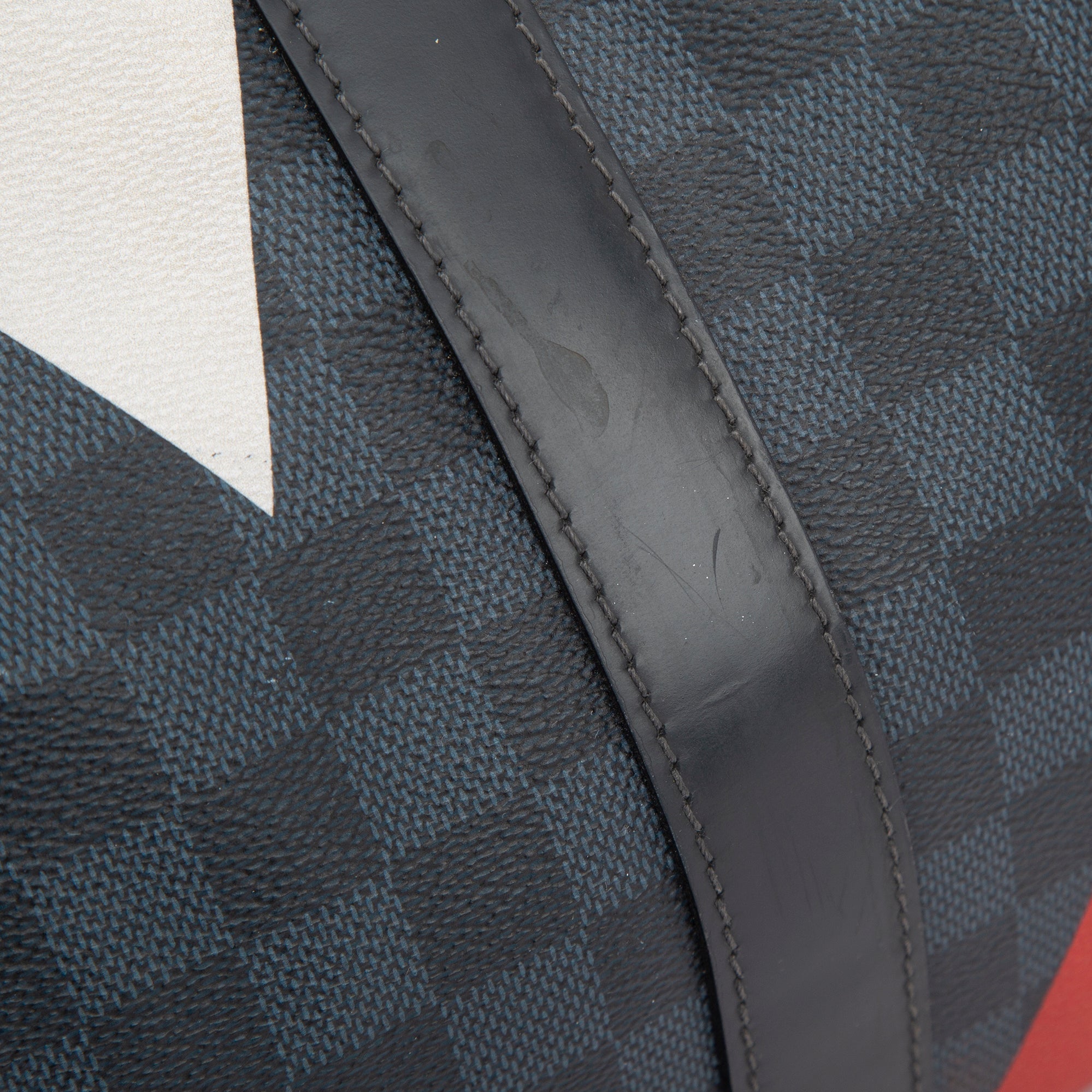 Louis Vuitton Limited Edition Damier Cobalt America's Cup Keepall Bandouliere 55