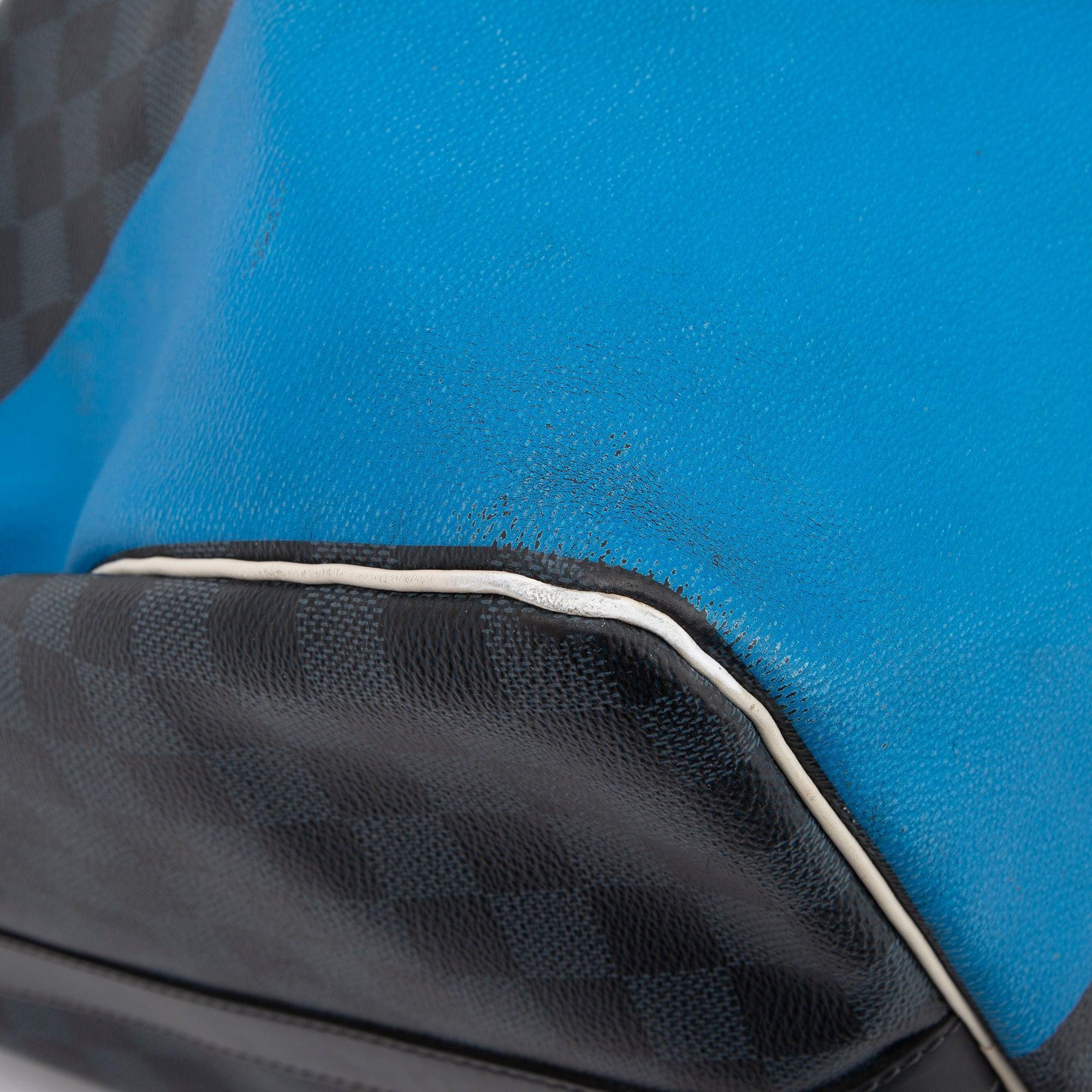 Louis Vuitton Limited Edition Damier Cobalt America's Cup Keepall Bandouliere 55