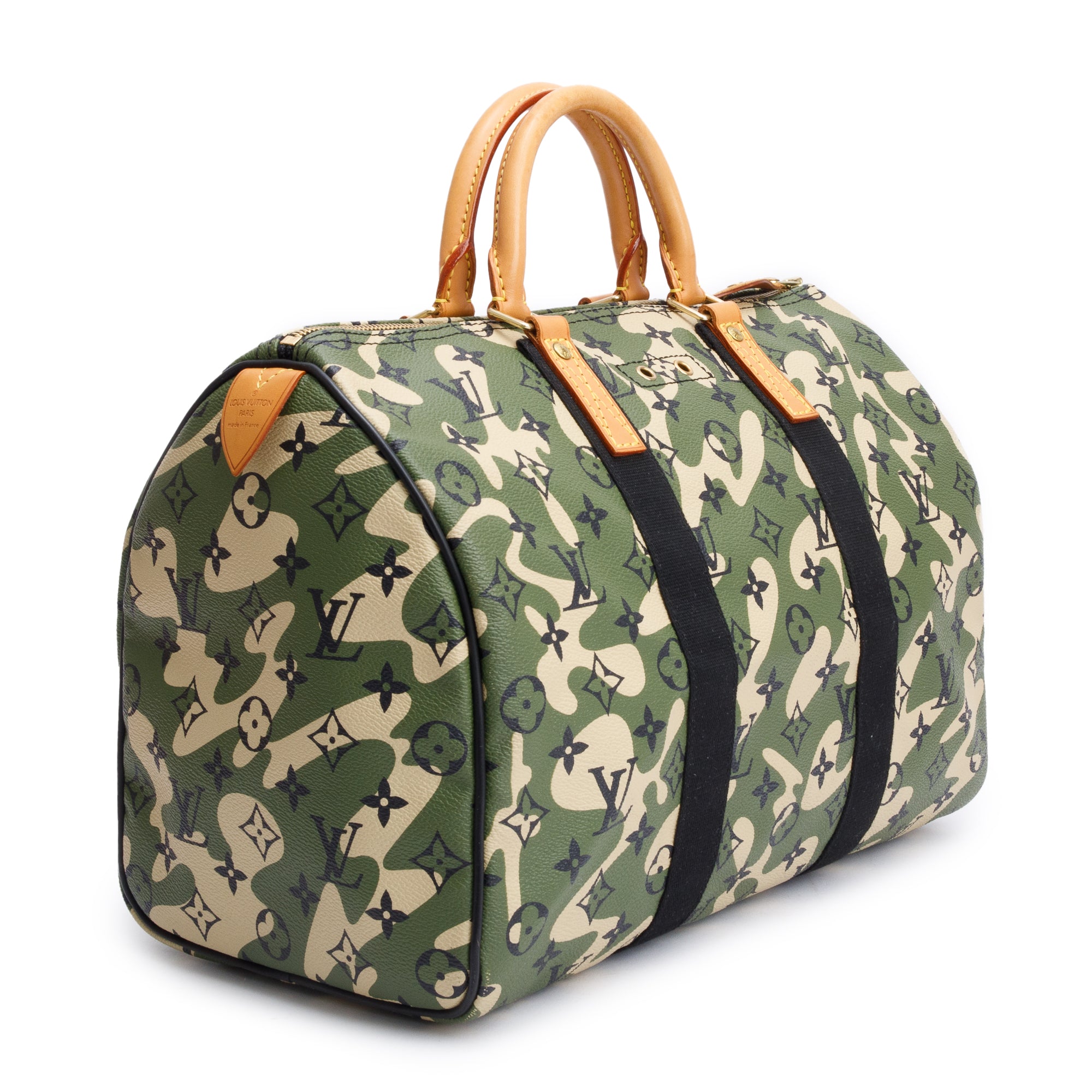 Louis Vuitton Limited Edition Green Monogramouflage Speedy 35