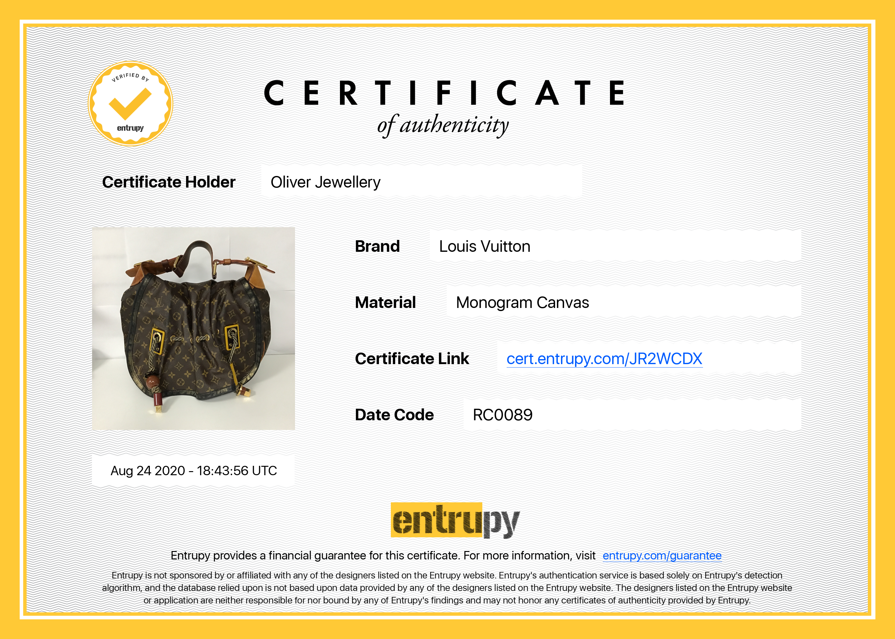 Louis Vuitton Limited Edition Monogram Kalahari GM