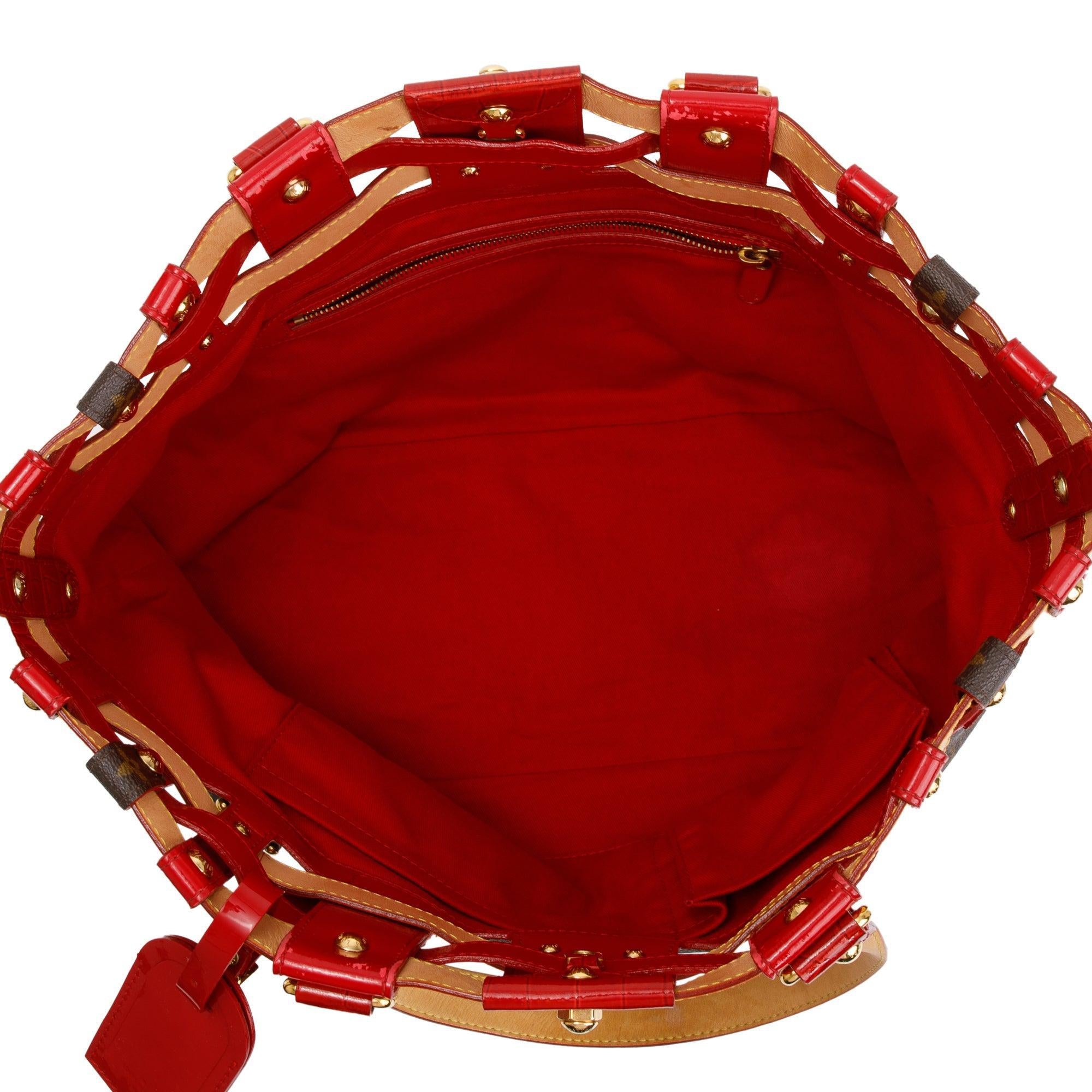 Louis Vuitton Limited Edition Monogram Rubis Salina MM