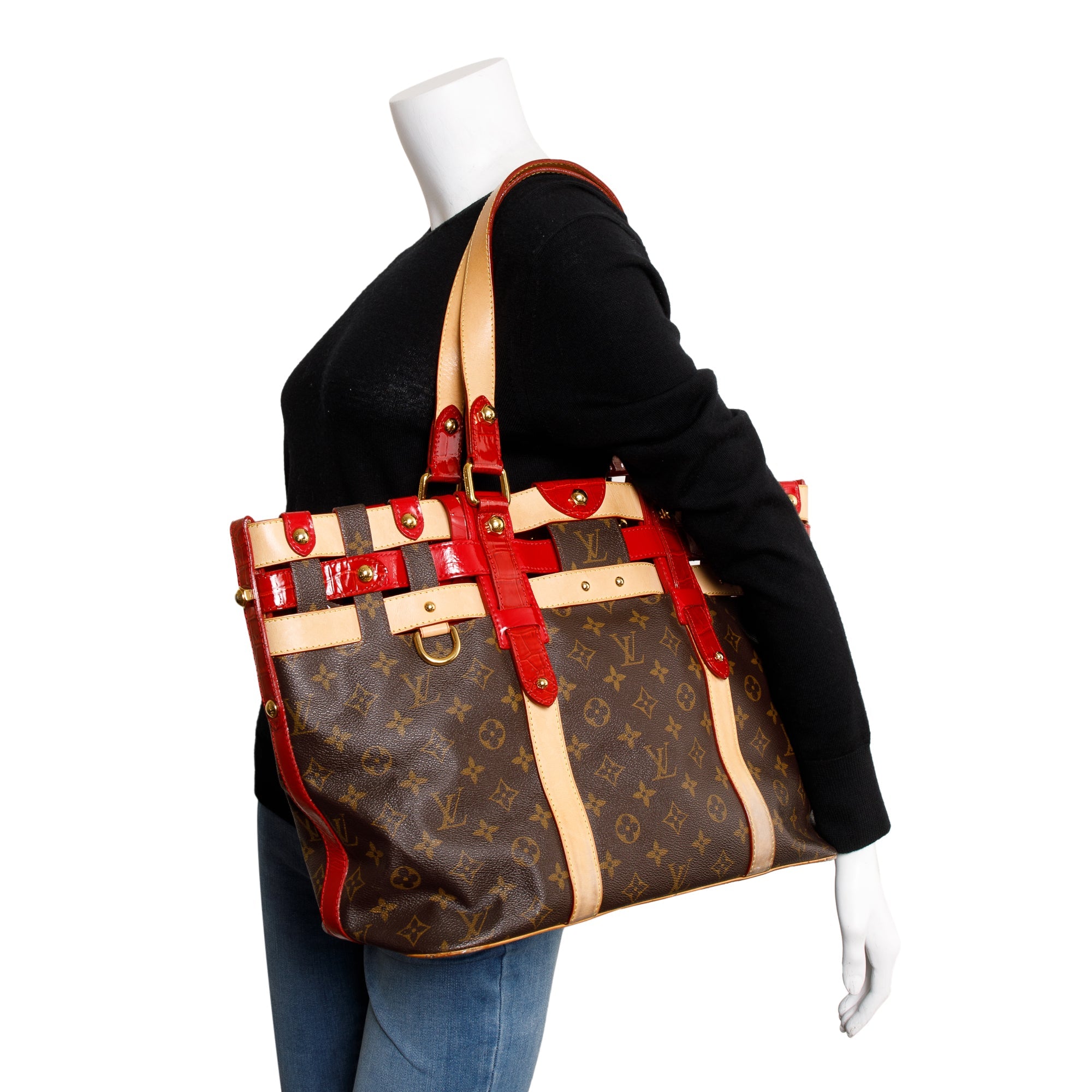 Louis Vuitton Limited Edition Monogram Rubis Salina MM