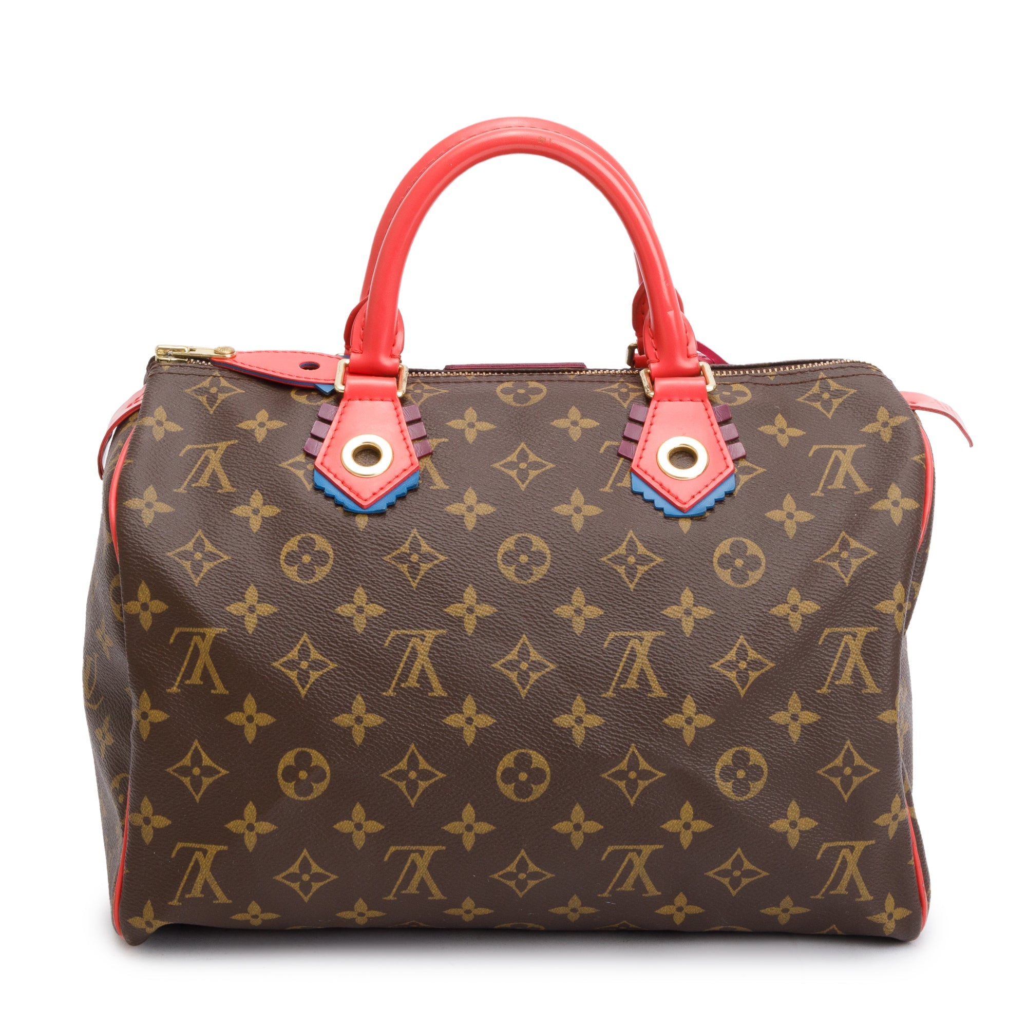 Louis Vuitton Limited Edition Monogram Totem Speedy 30 Flamingo