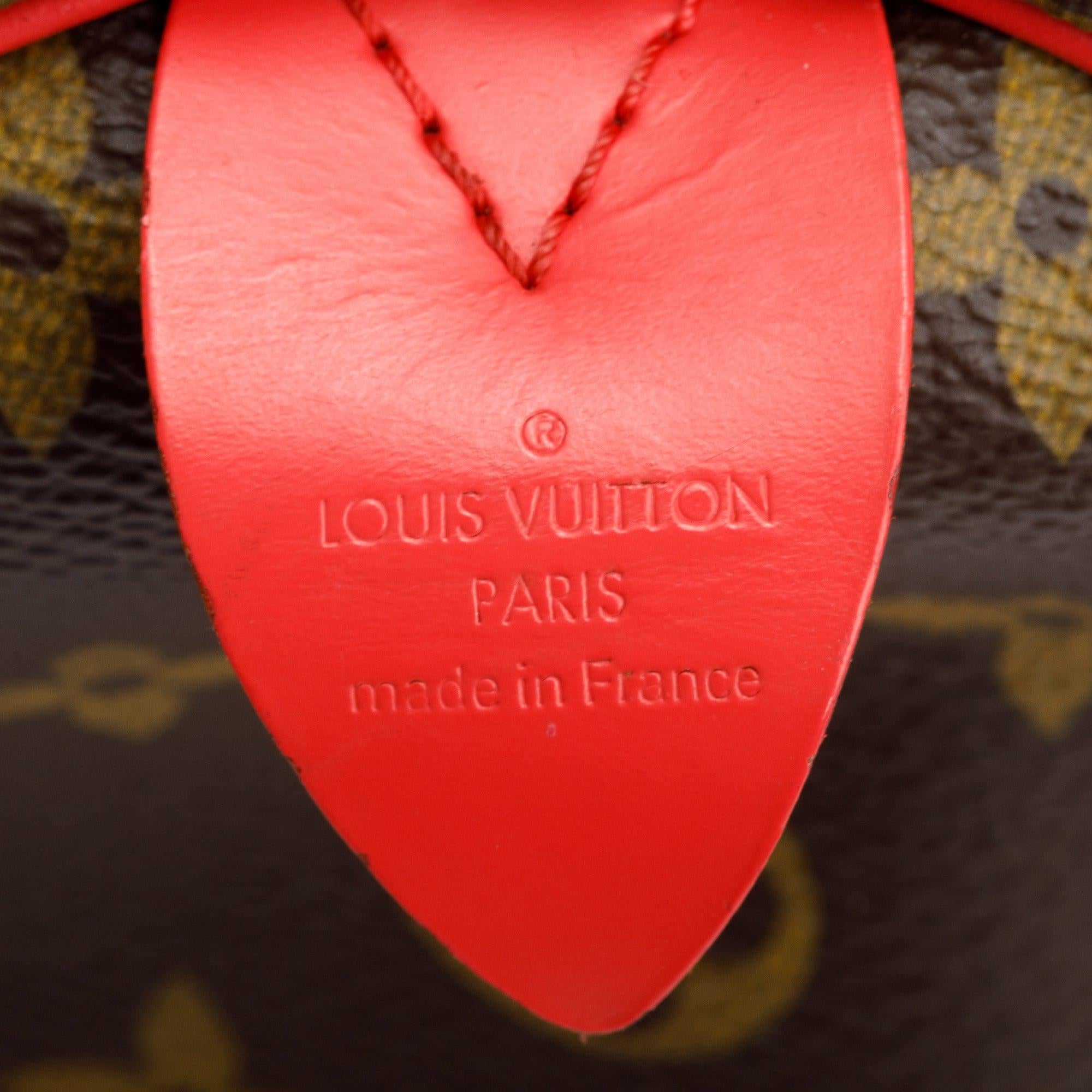 Louis Vuitton Limited Edition Monogram Totem Speedy 30 Flamingo