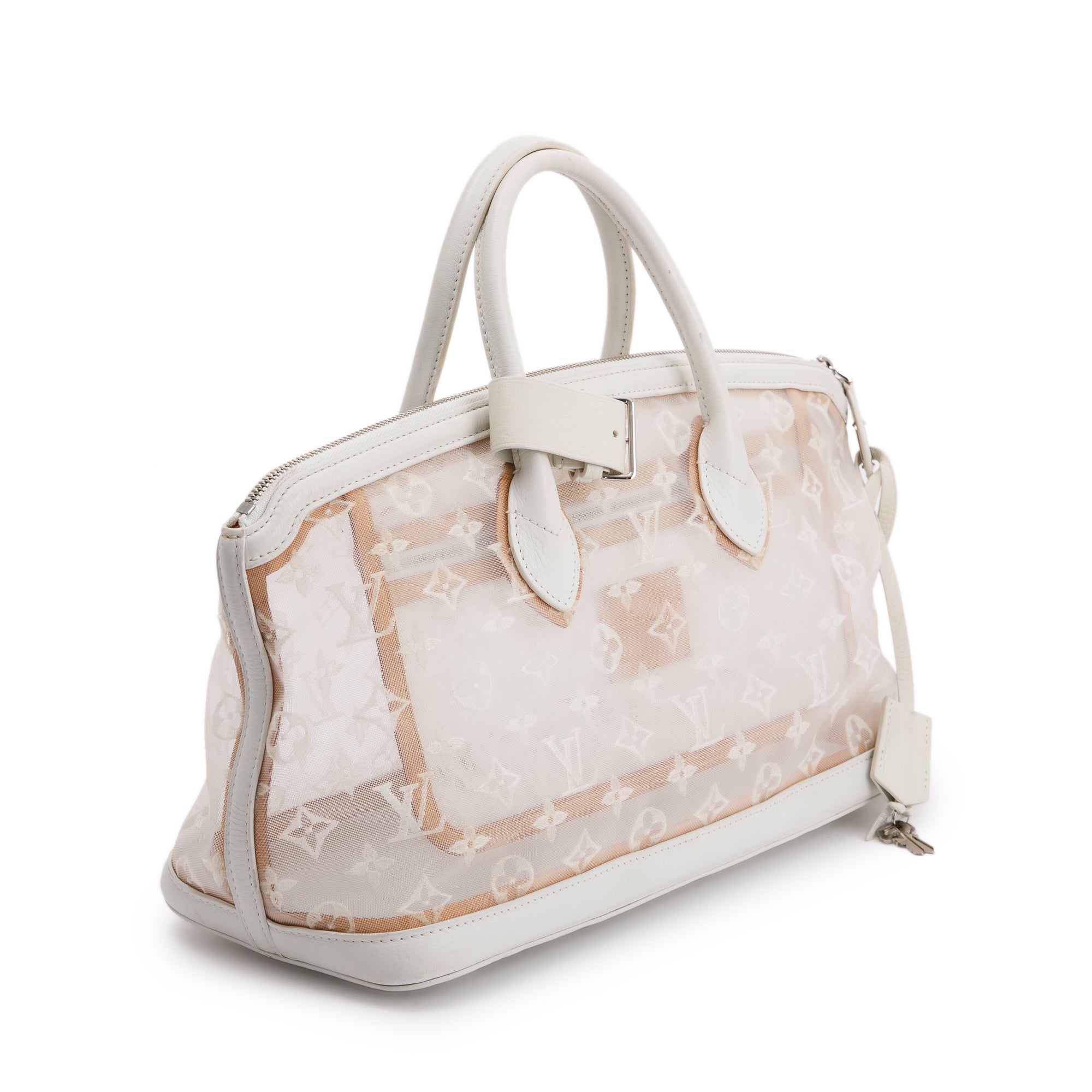 Louis Vuitton Limited Edition Monogram Transparence Lockit East-West Bag