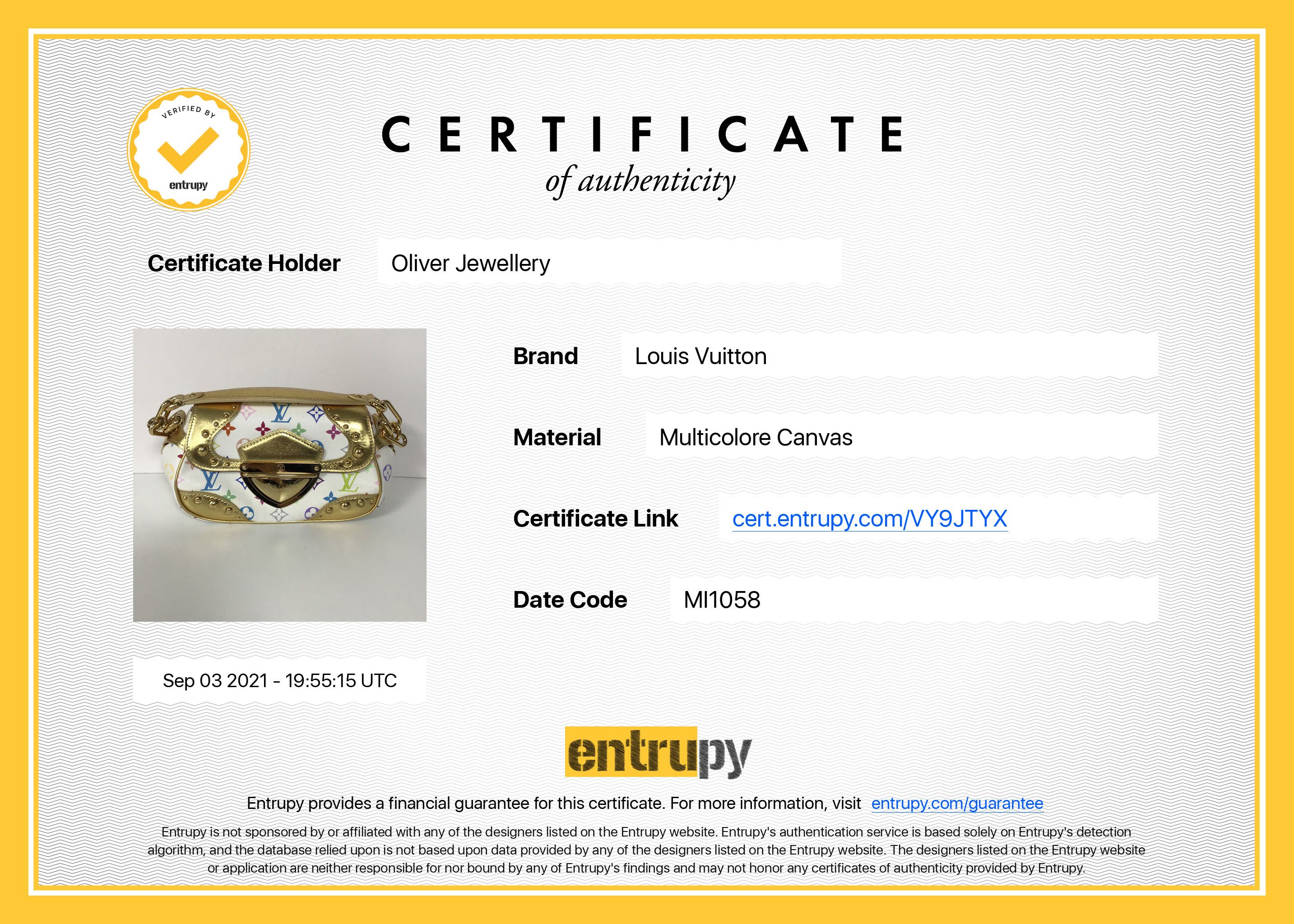 Louis Vuitton Limited Edition Multicolore Marilyn Bag