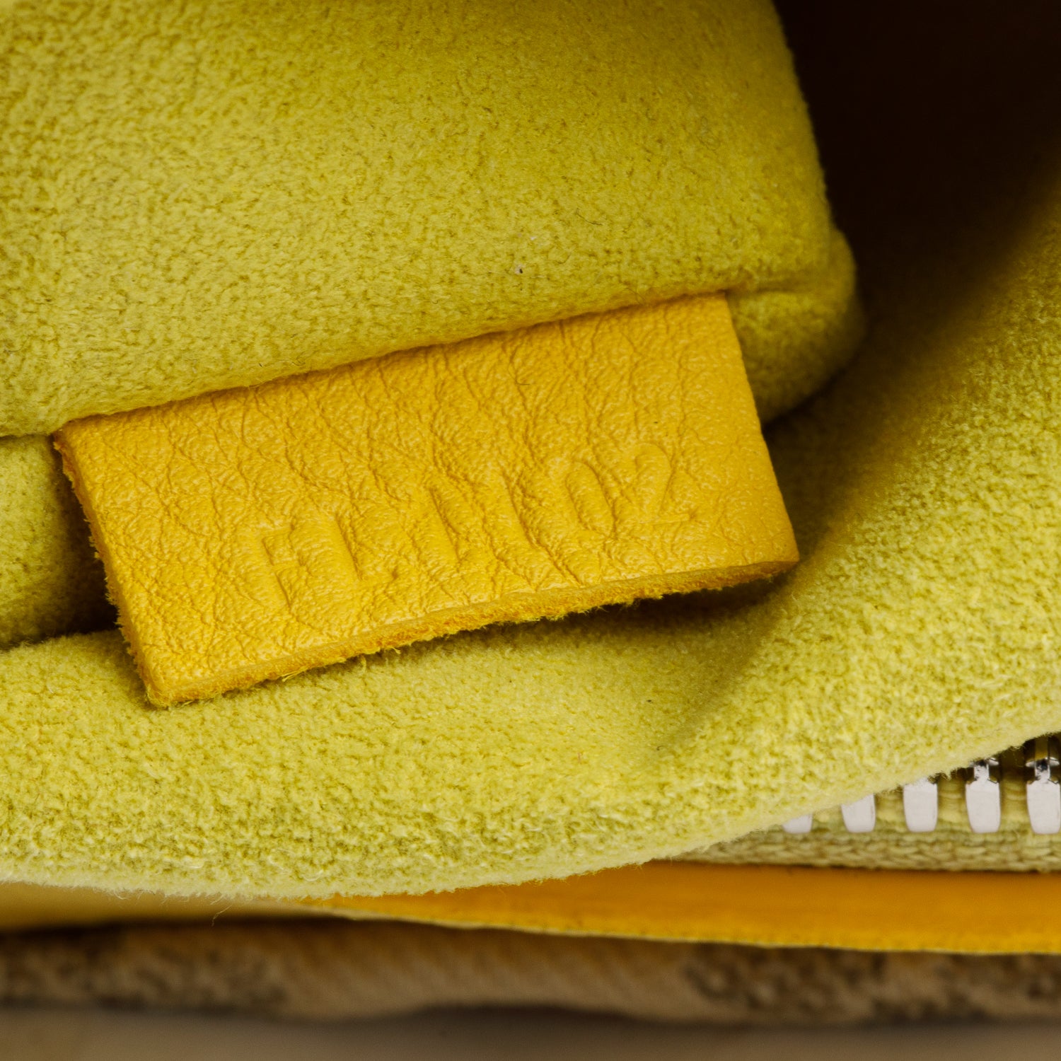 Louis Vuitton Limited Edition Neutral Monogram Denim Yellow Leather Trim Speedy Round