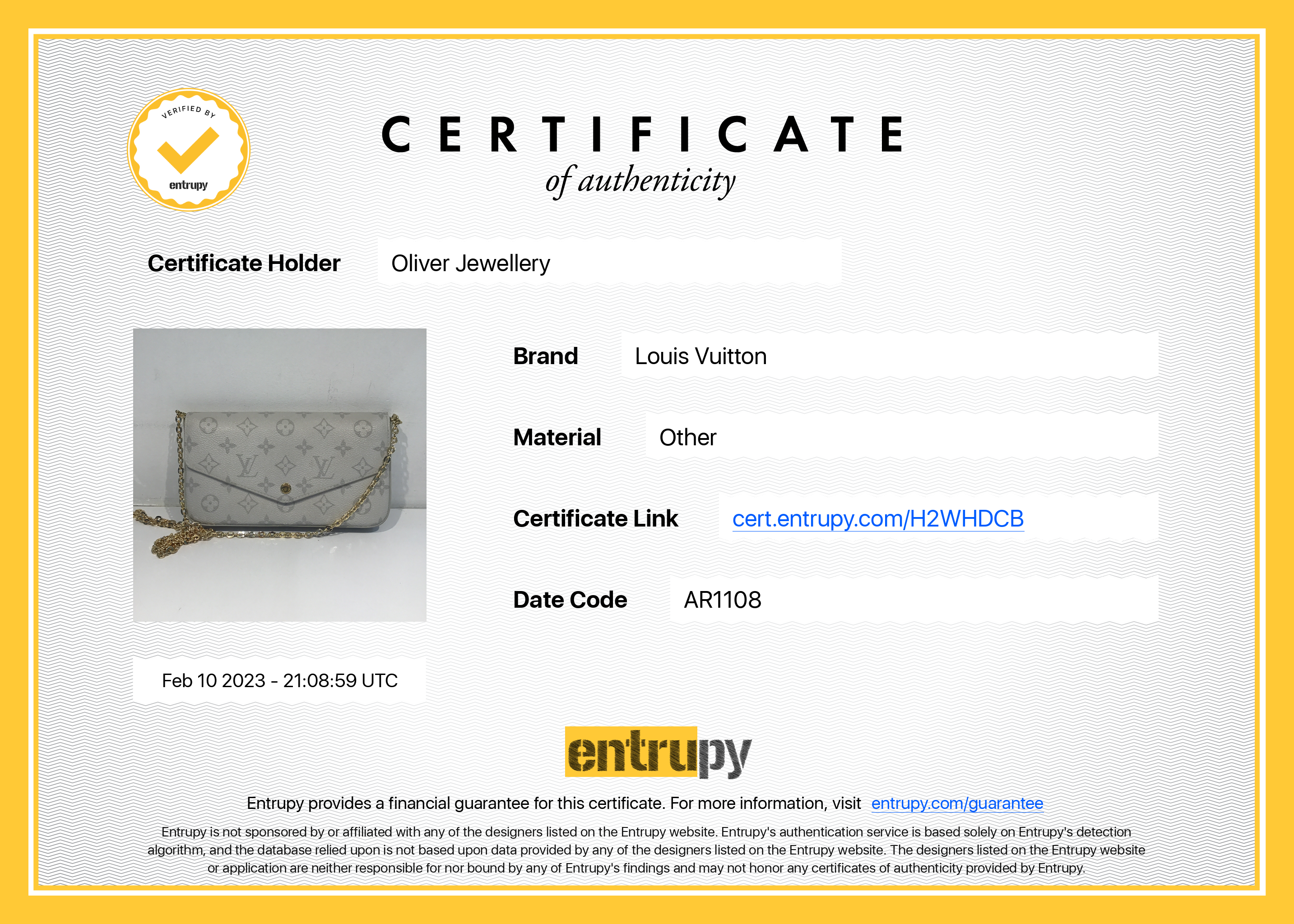 Louis Vuitton Limited Edition White Monogram Felicie Pochette w/ Inserts