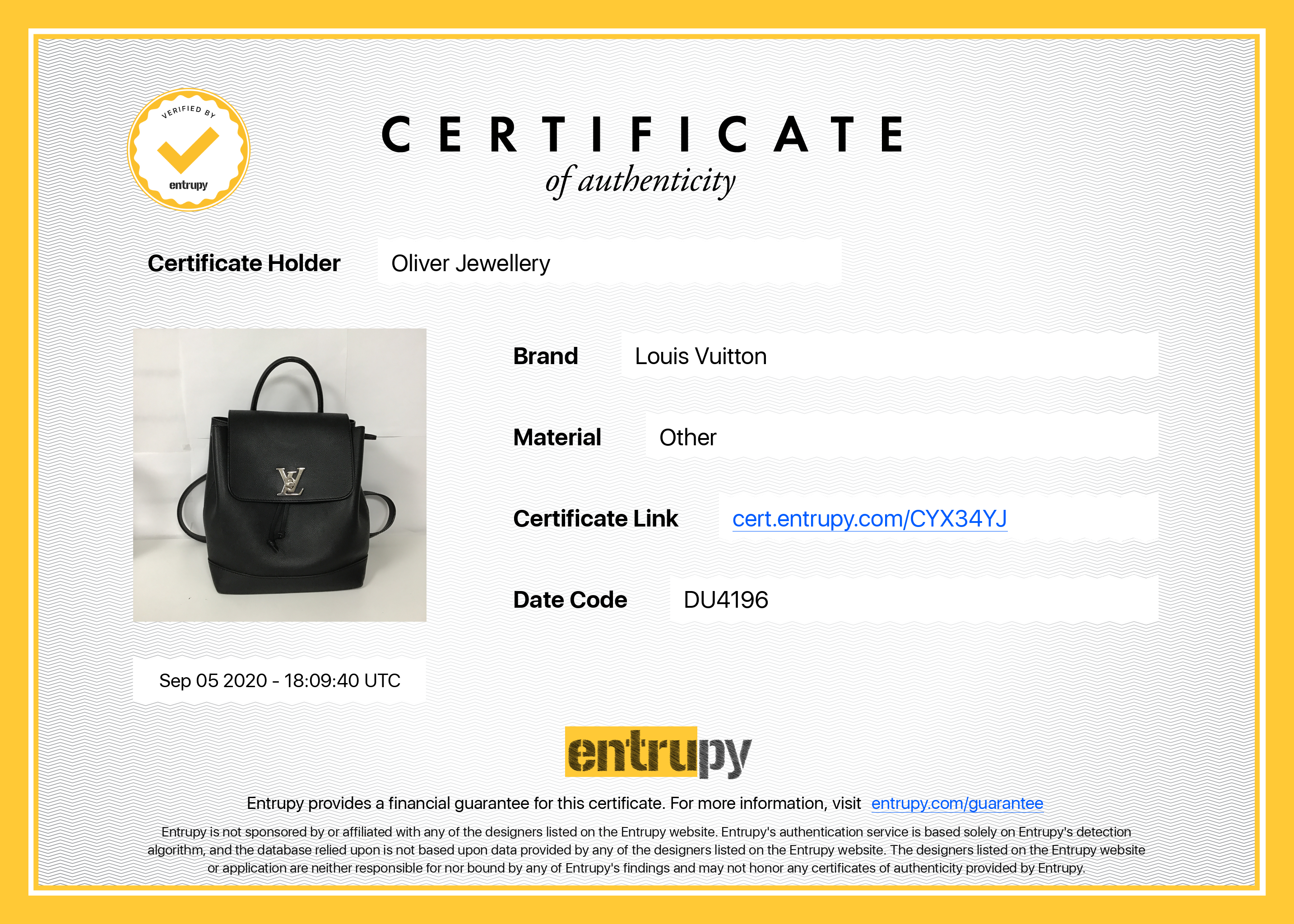 Louis Vuitton Lockme Backpack
