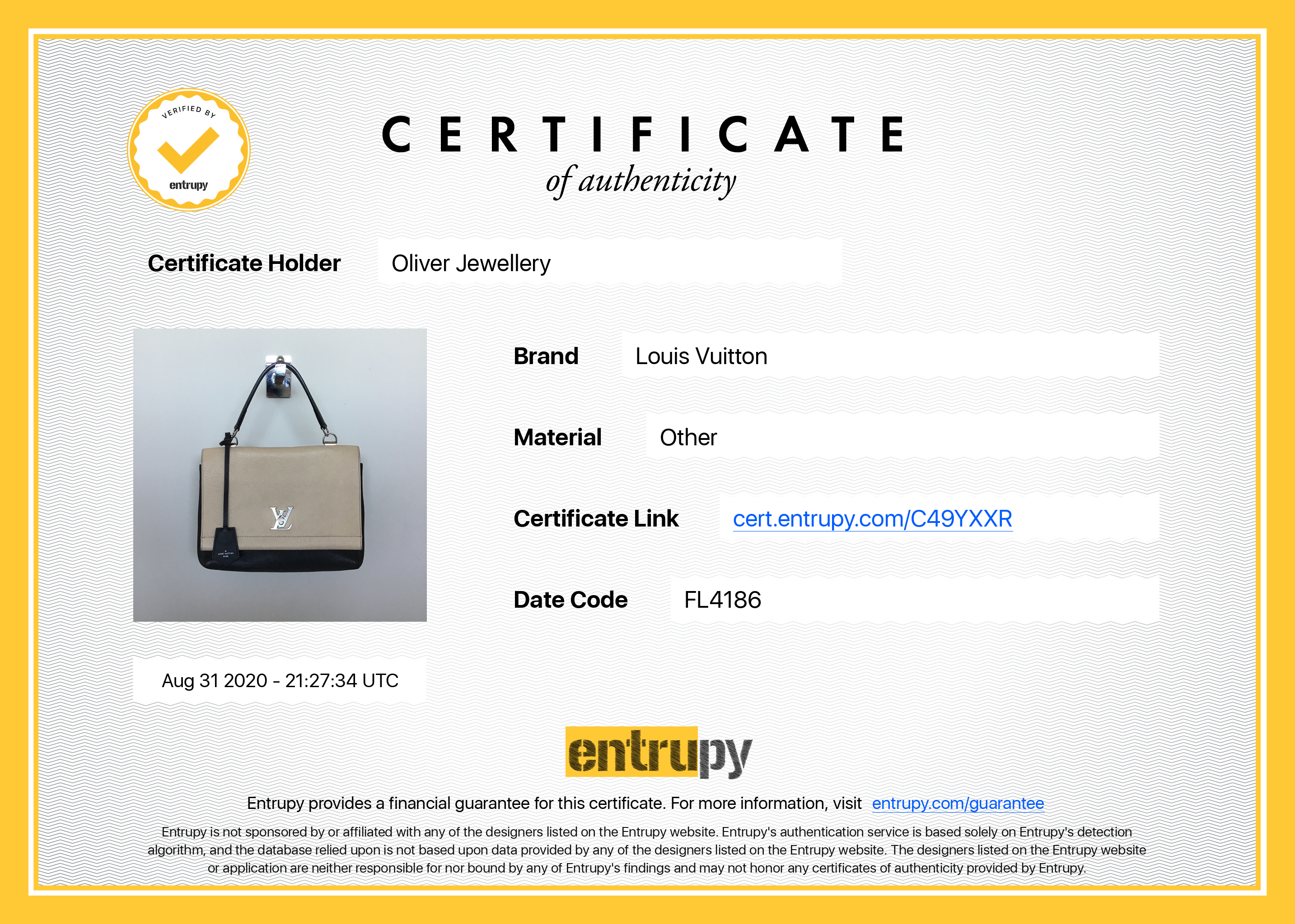 Louis Vuitton Lockme II Bag